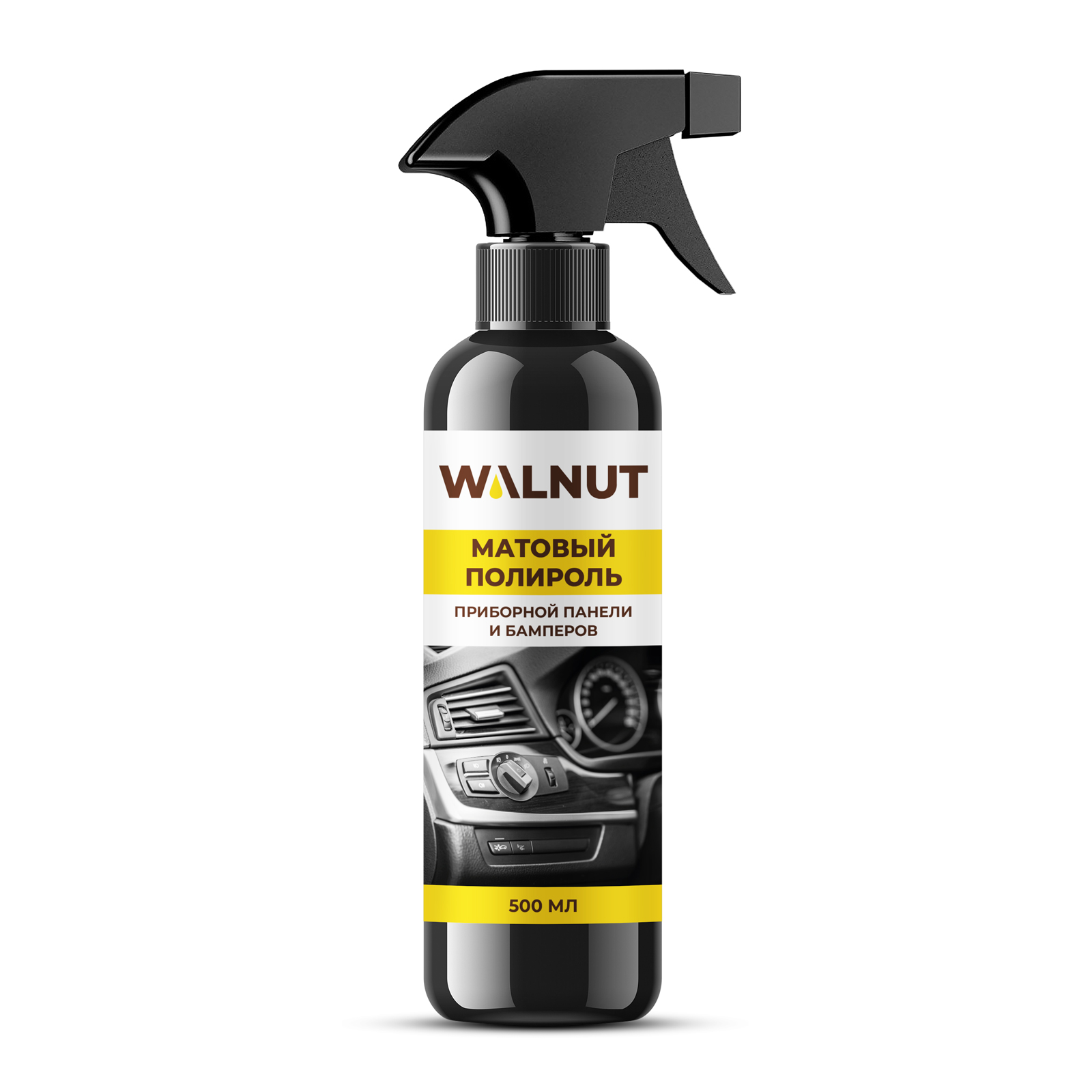 Полироль WALNUT 500 мл для пластика - фото 1