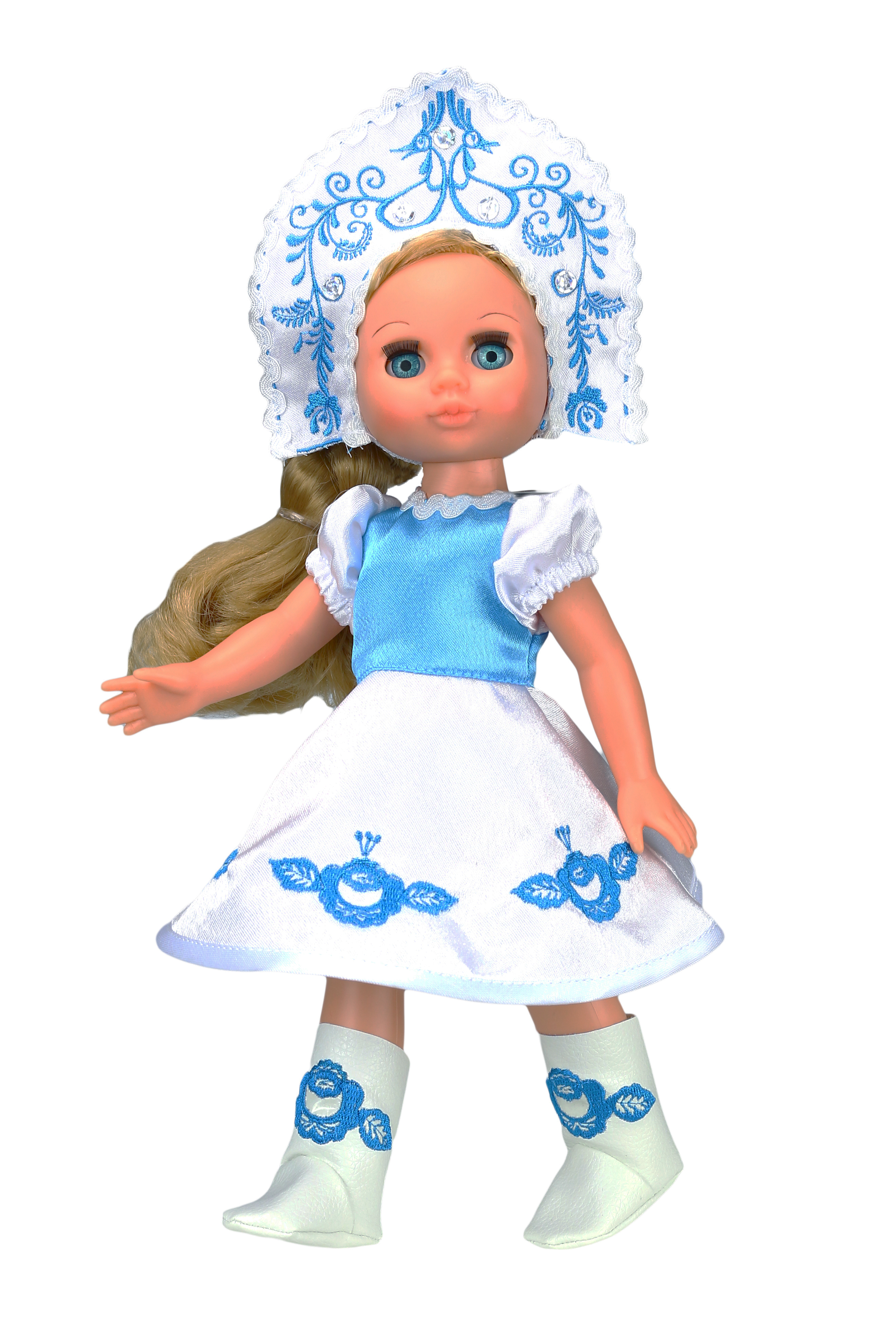 Кукла классическая Весна Эля Гжельская красавица высота 30 см В2638 - фото 1