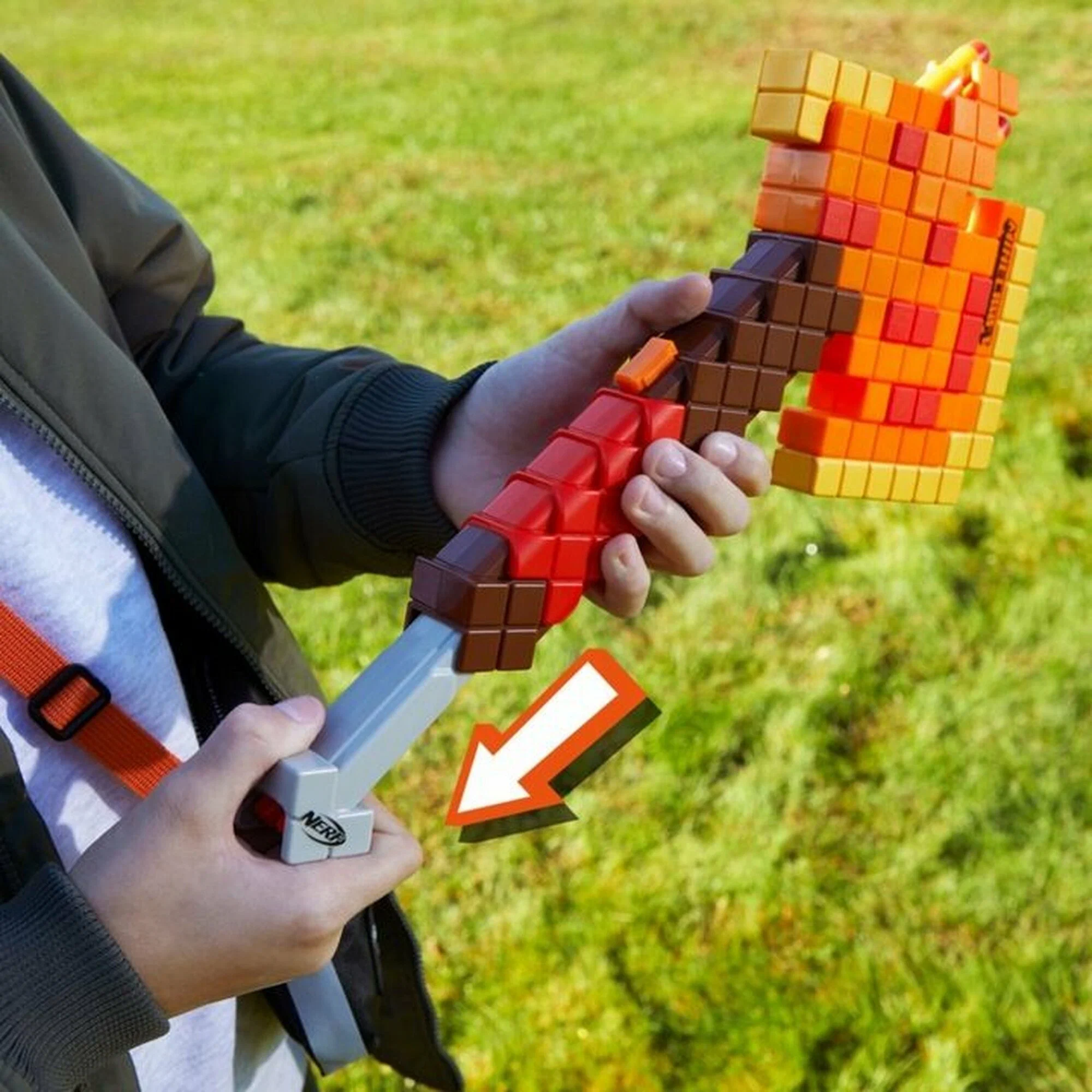 Топор игрушечный Nerf Minecraft Firebrand - фото 11