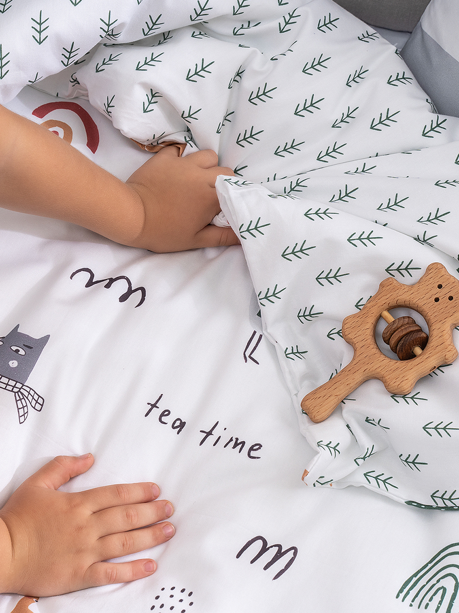 Комплект постельного белья Perina Forest Baby детский 3 предм. - фото 10