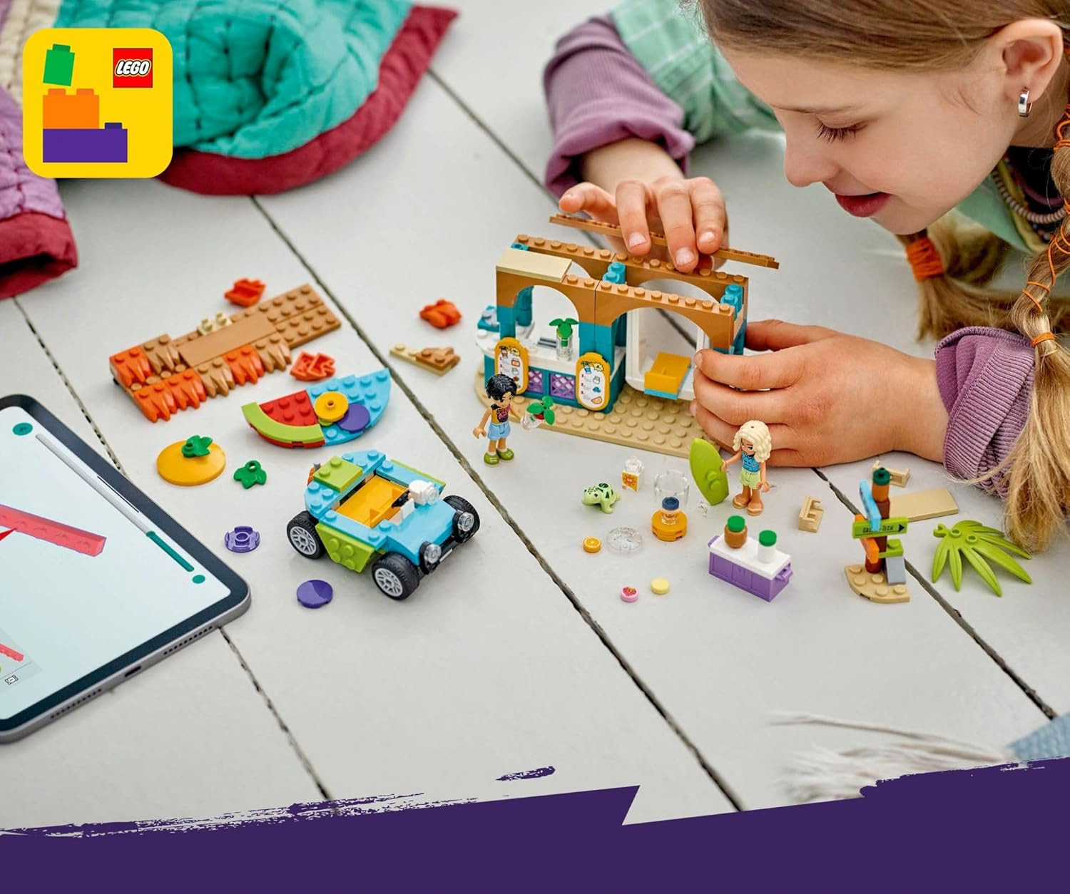 Конструктор LEGO Friends Подставка для пляжного смузи 213 дет. - фото 10