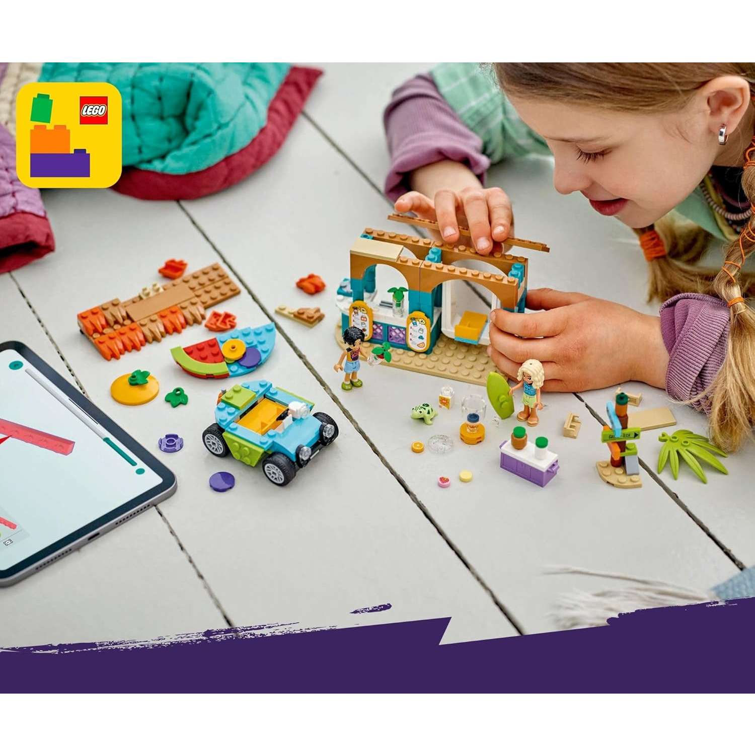 Конструктор LEGO Friends Подставка для пляжного смузи 213 дет. - фото 10