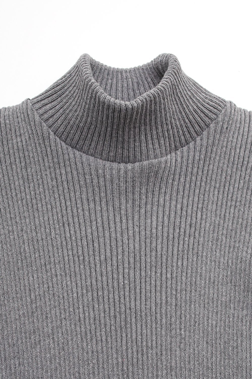 Водолазка MINIDINO ВЯЗ-В-003/ДВодолазка вязаная детская серый меланж - фото 3