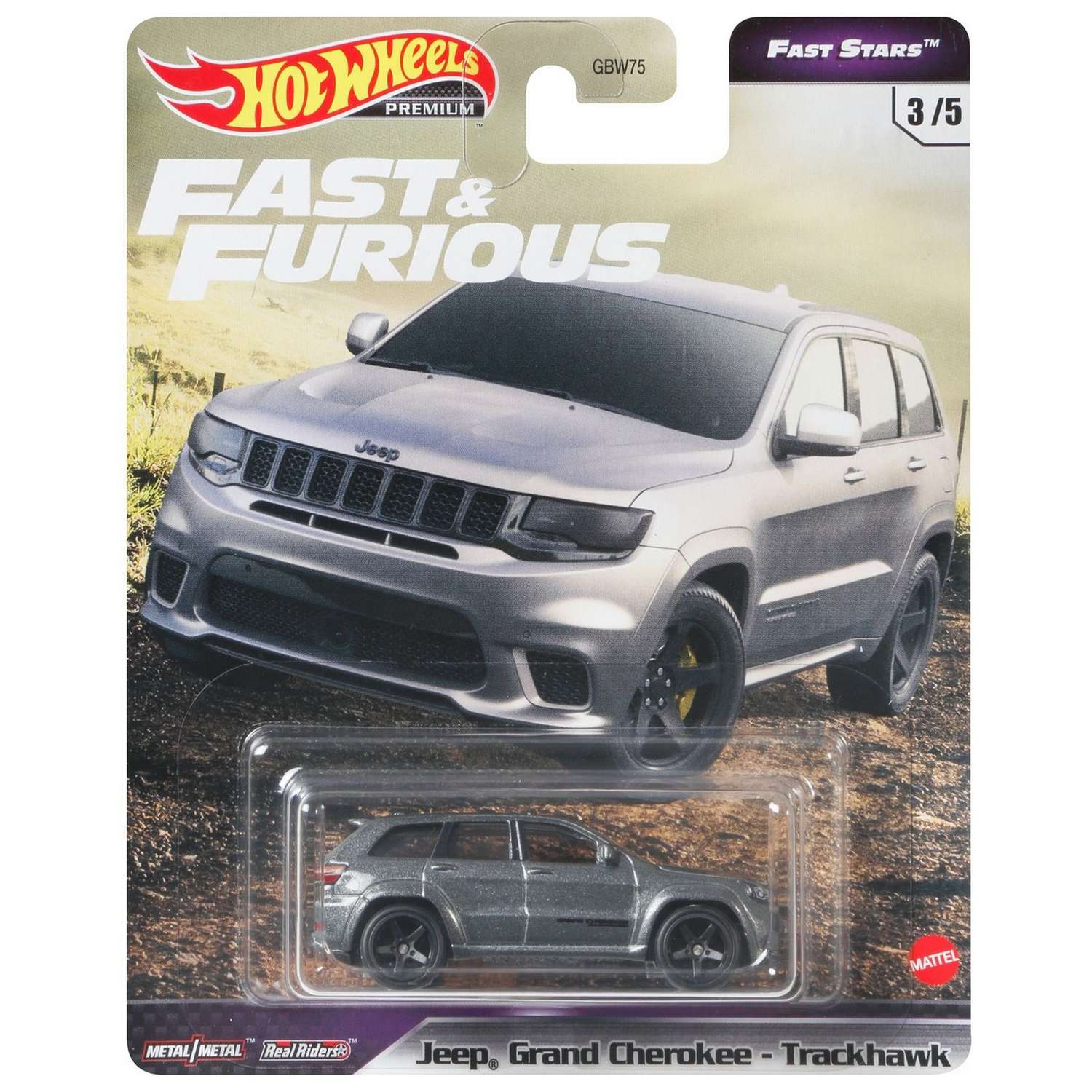 Автомобиль Hot Wheels Jeep GBW75 - фото 2
