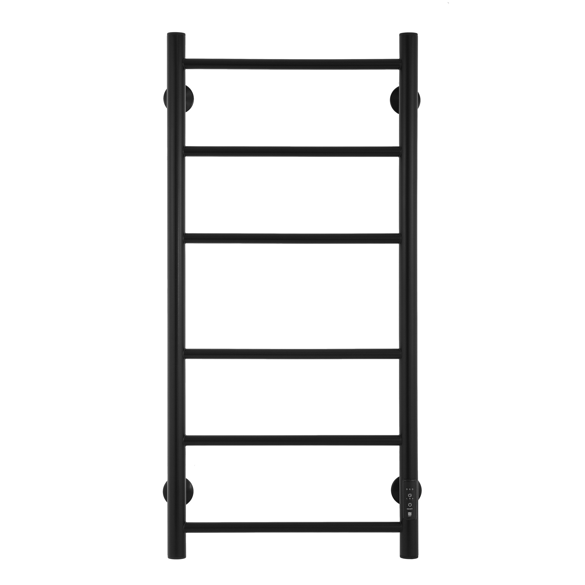 Полотенцесушитель электрический Energy ROUND 900x400 черный - фото 1