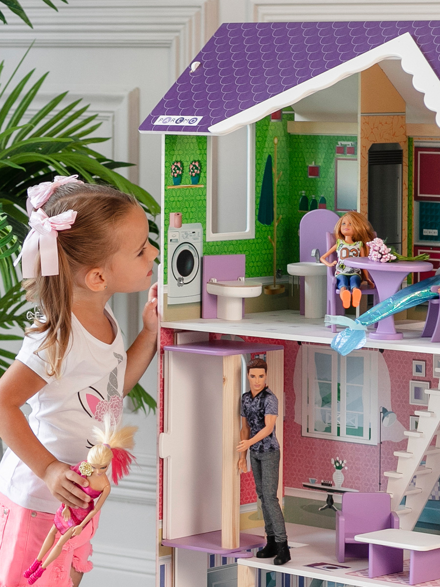 Домик для кукол PAREMO 121 см с мебелью PD318-14 - фото 9