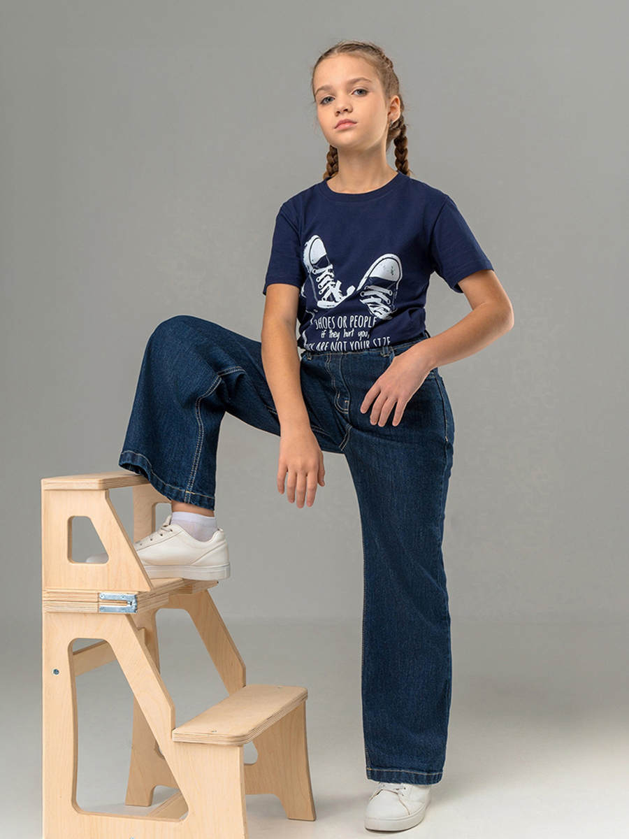 Джинсы HappyFox HF00811т.синий - фото 13