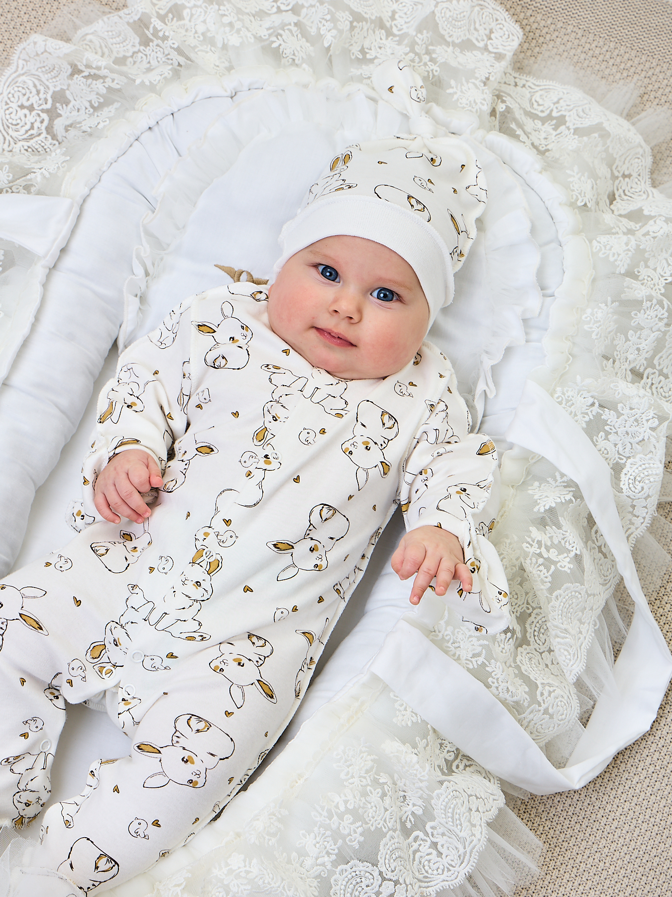 Конверт пеленальный (кокон) ТОСЯ БОСЯ белый - фото 13