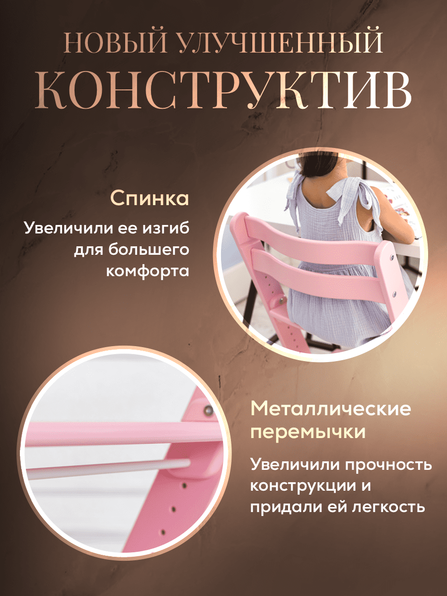 Стульчик для кормления Конёк Горбунёк Комфорт PRO трансформер - фото 5