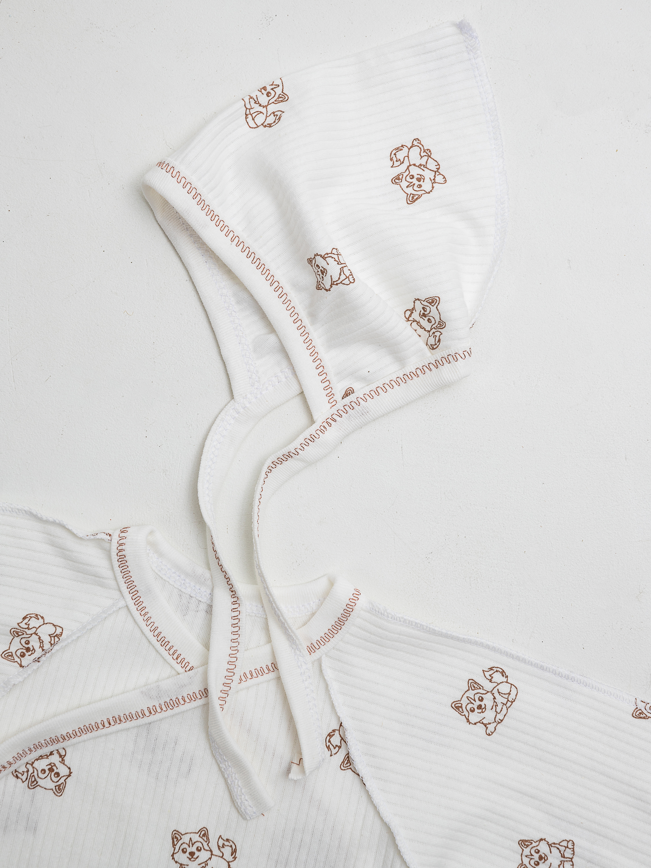 Распашонка с ползунками и чепчиком IVANOVO KIDS НВ-017-2 - фото 6