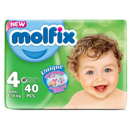 Подгузники Molfix 4 40 шт.