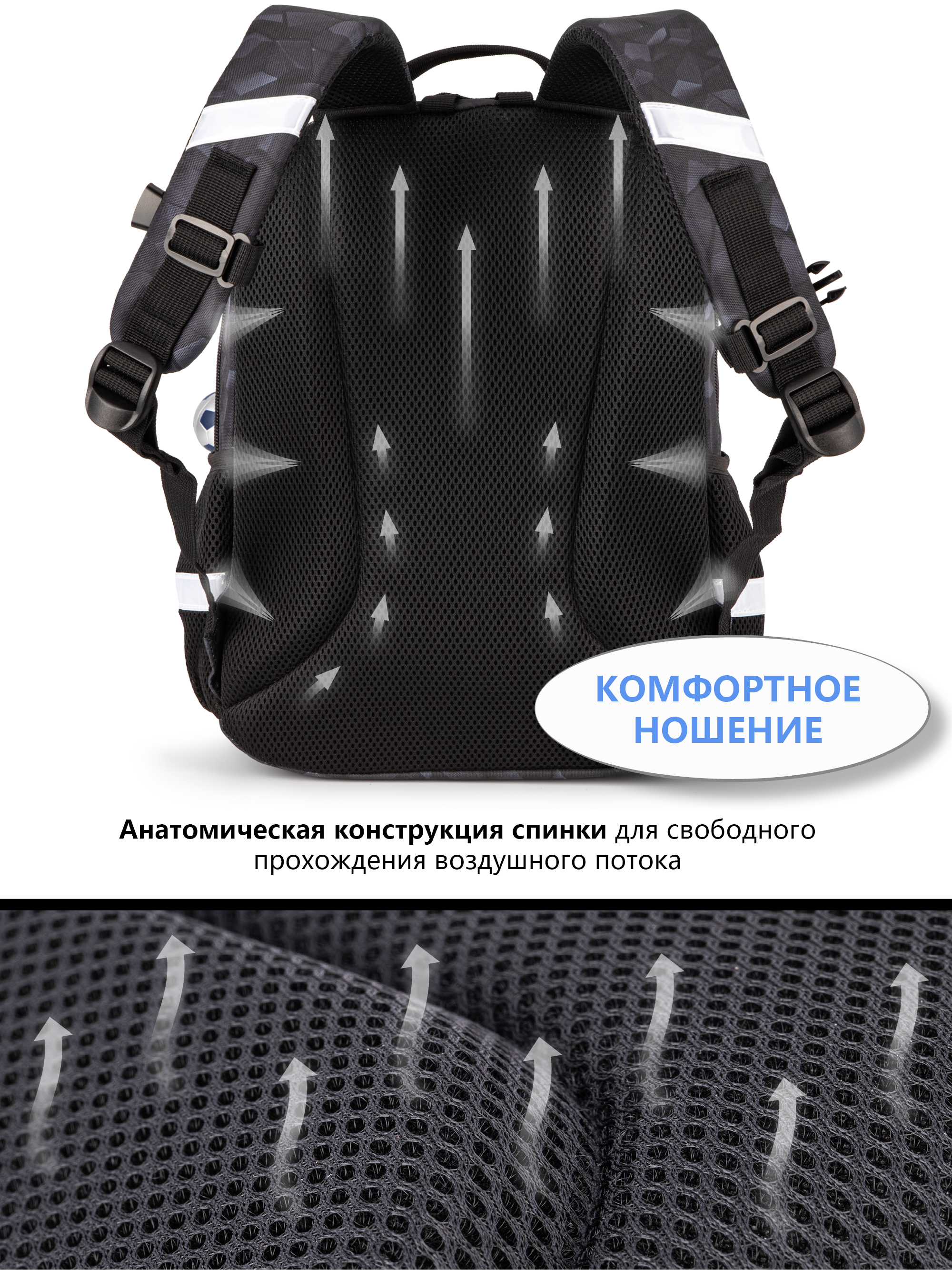 Рюкзак School Standard первокласснику набор 4 в 1 - фото 11