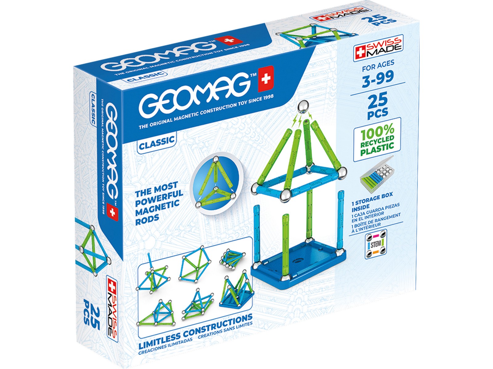 Конструктор Geomag магнитный 25 дет. - фото 4