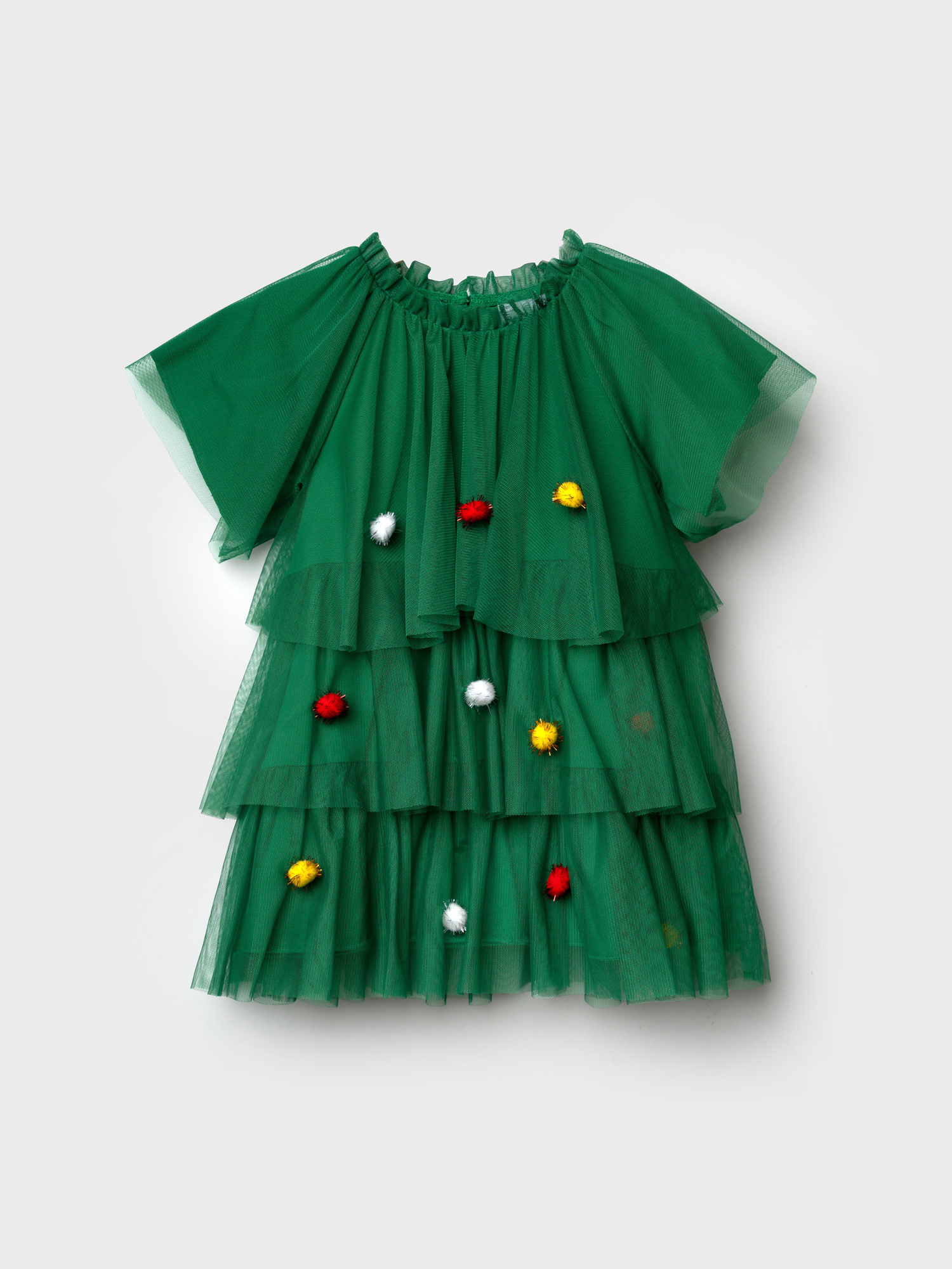 Изображение товара Карнавальное платье PlayToday ёлочка с помпонами