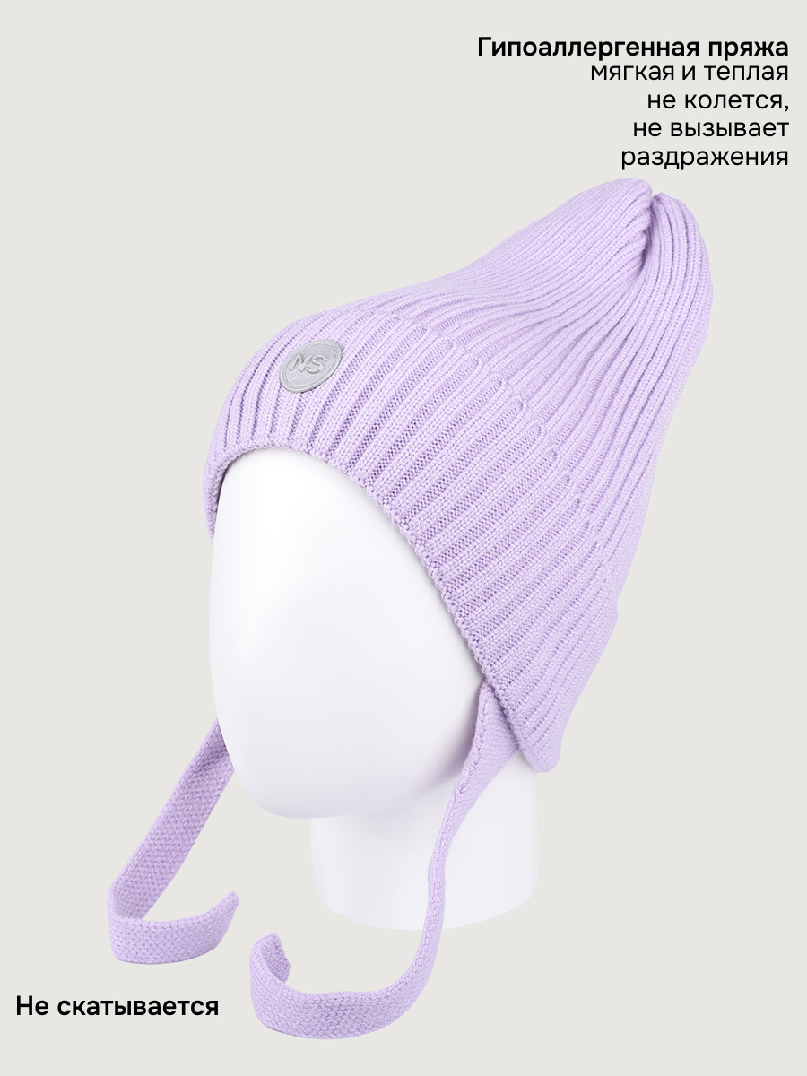 Шапка NIKASTYLE 11м21226 лаванда - фото 3