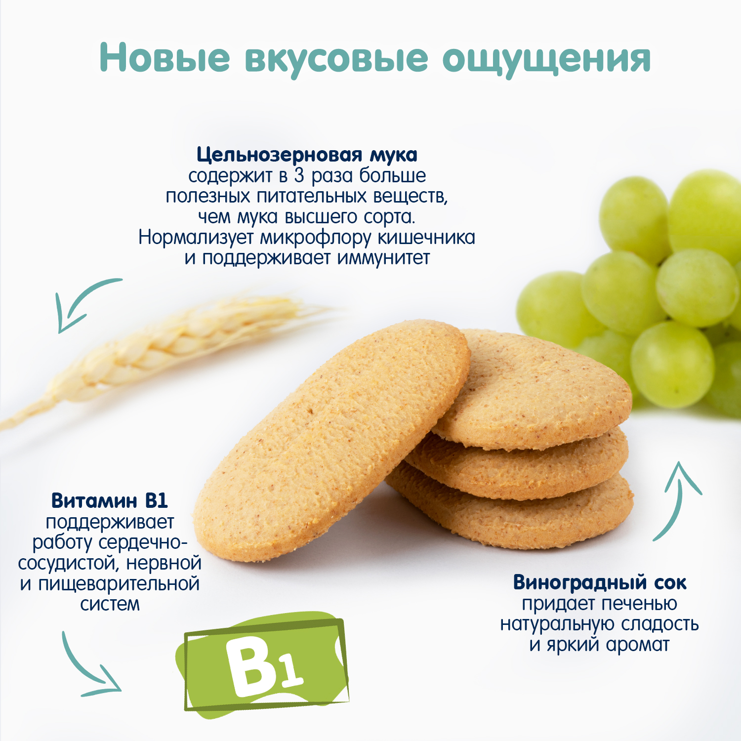 Печенье Fleur Alpine виноградный сок 120г с 6месяцев - фото 5