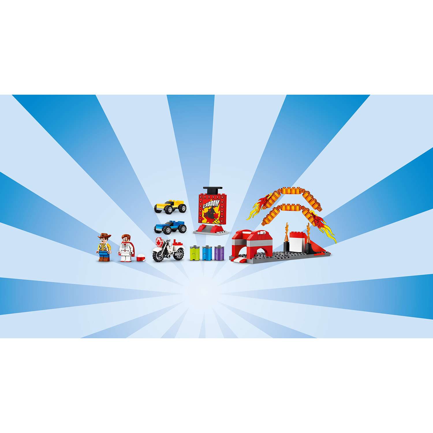 Конструктор LEGO 4+ Трюковое шоу Дюка Бубумса блочный - фото 6