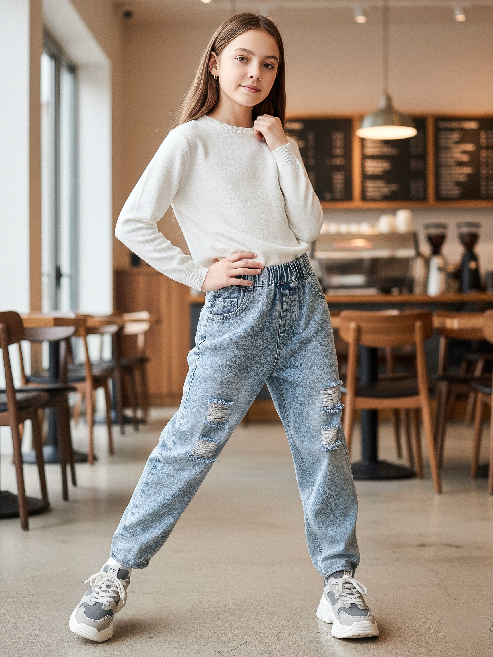 Джинсы СИНИЙ МИР WUD18325A-G39 - фото 5