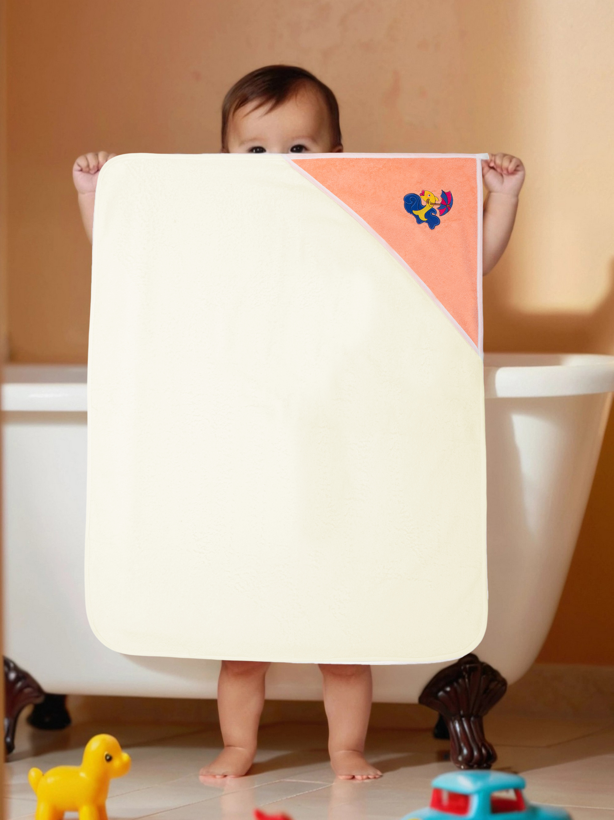 Полотенце уголок Wellness Малыш-01/27_Р 80 x 100 см 1 шт. - фото 2