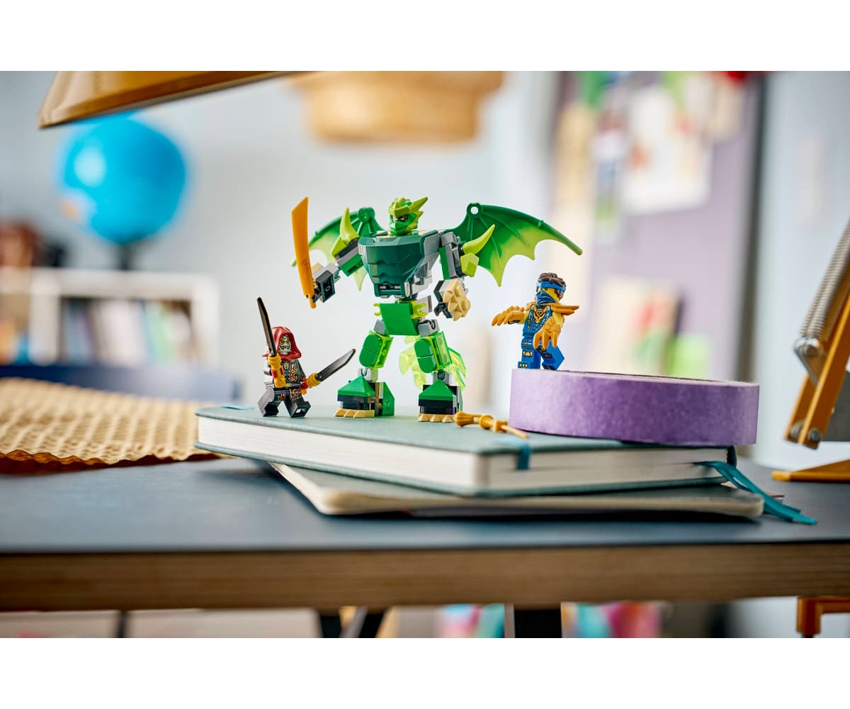 Конструктор LEGO NINJAGO Битва роботов-драконов Ллойда 81 дет. - фото 5