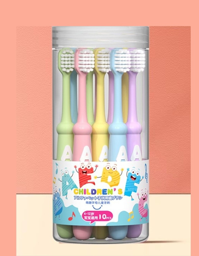 Зубная щетка классическая MIKOLIFE от 6 лет 10 шт. - фото 5