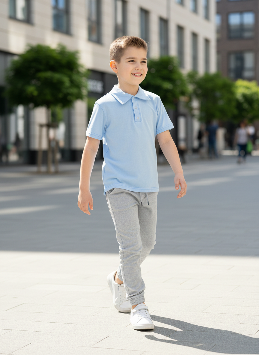 Поло Утенок 659 голубой - фото 3