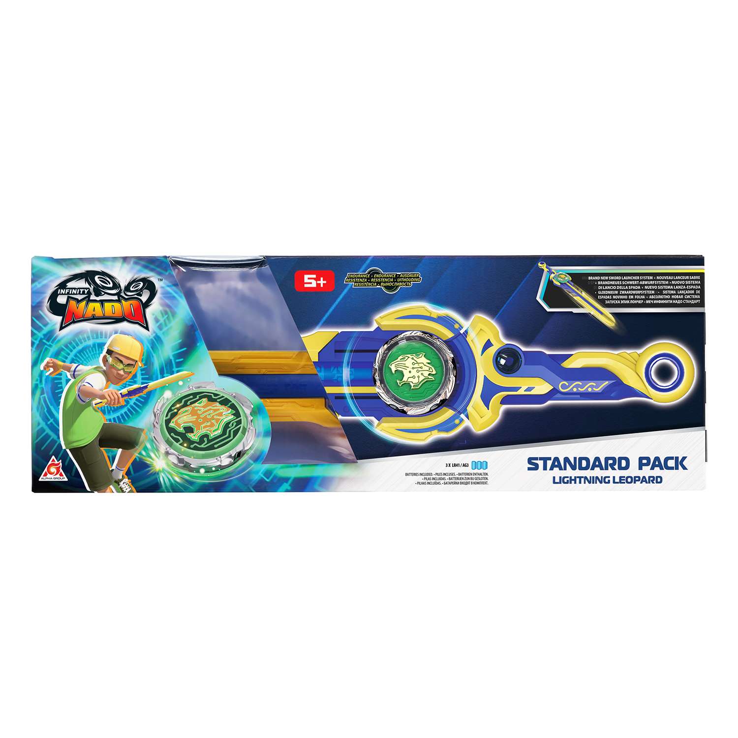 Игровой набор Infinity Nado Волчок Lightning Leopard - фото 9