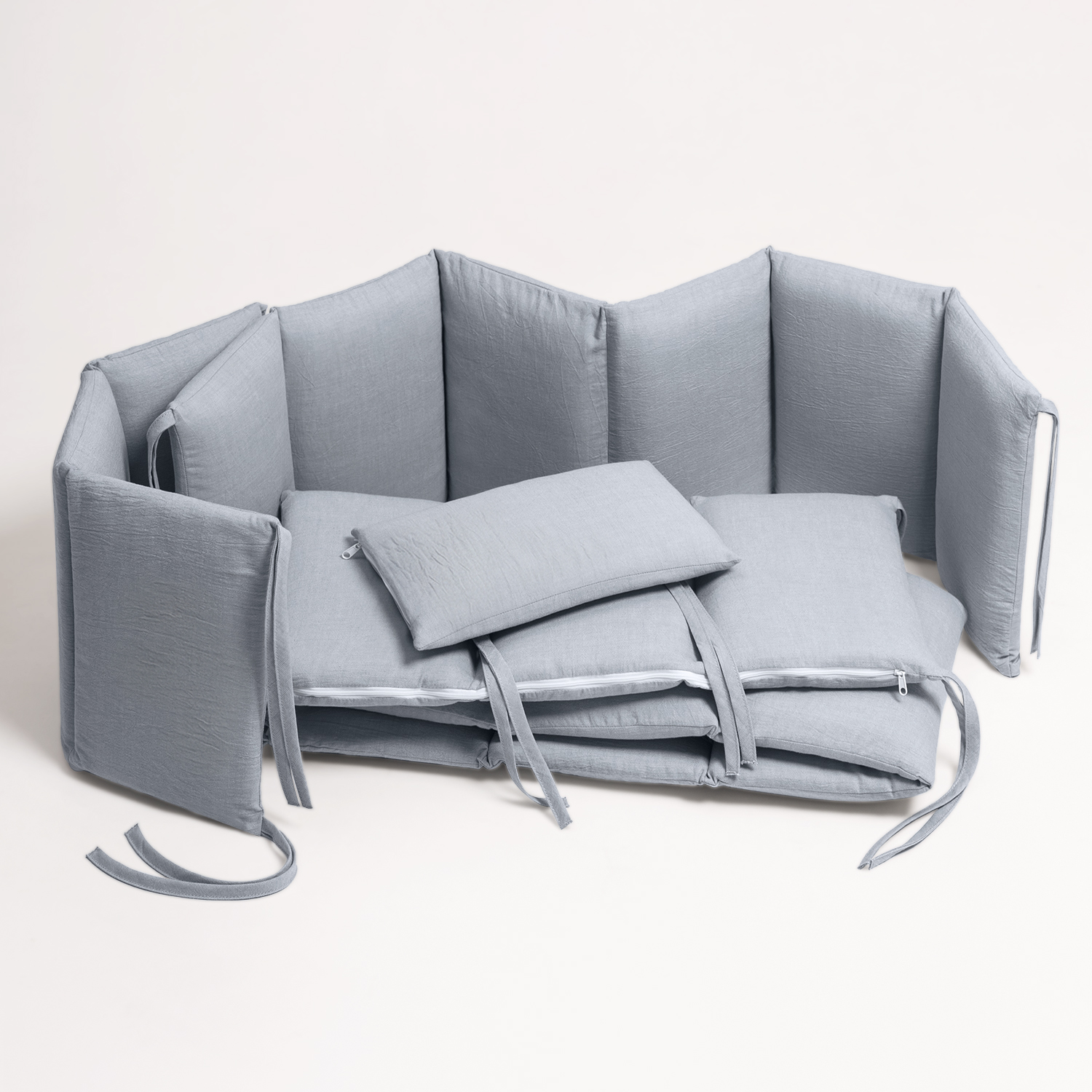 Бортик Perina Голубой 4 дет. - фото 12