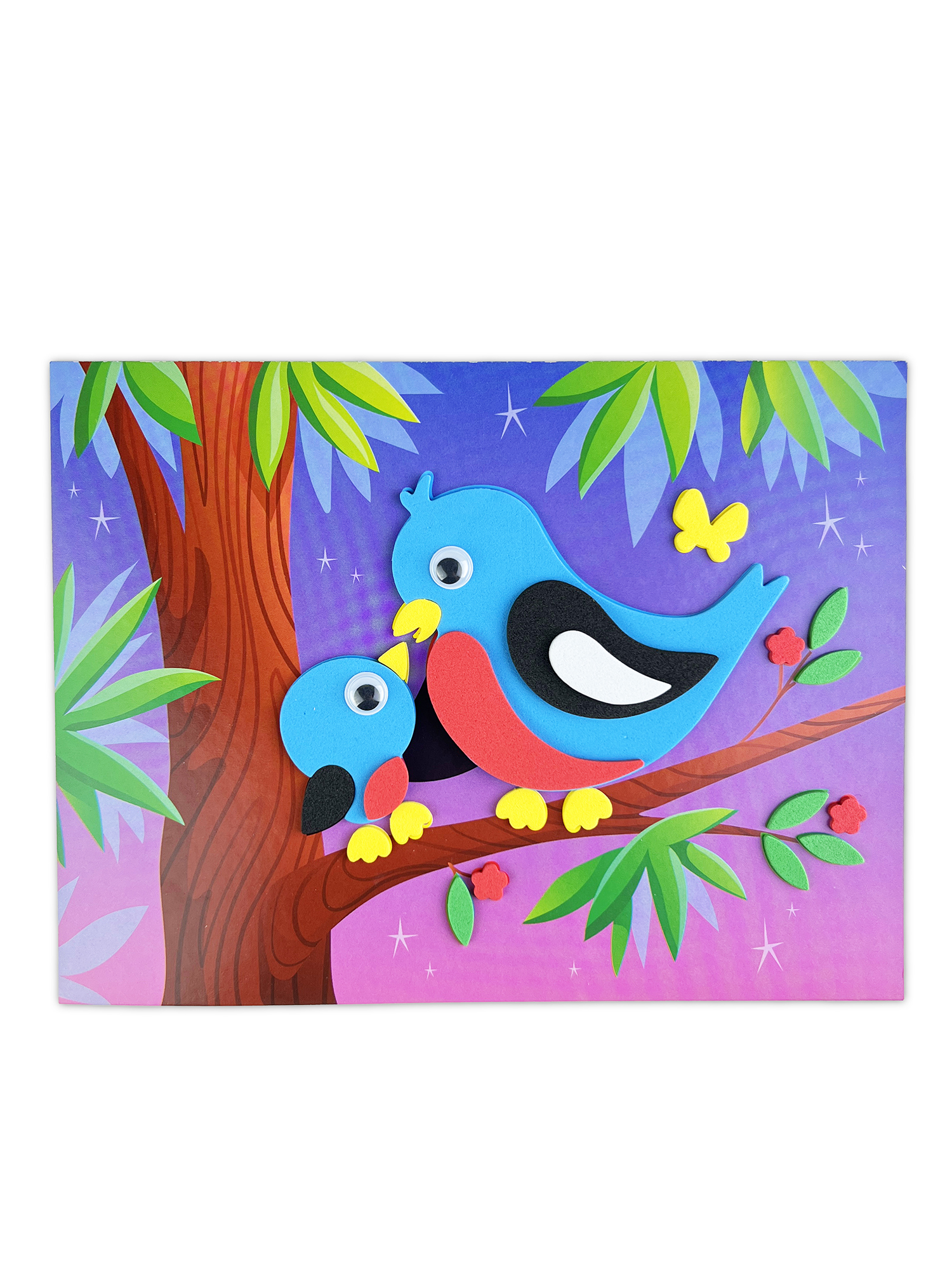 Аппликация Дрофа-Медиа Котенок Панды Птички - фото 8