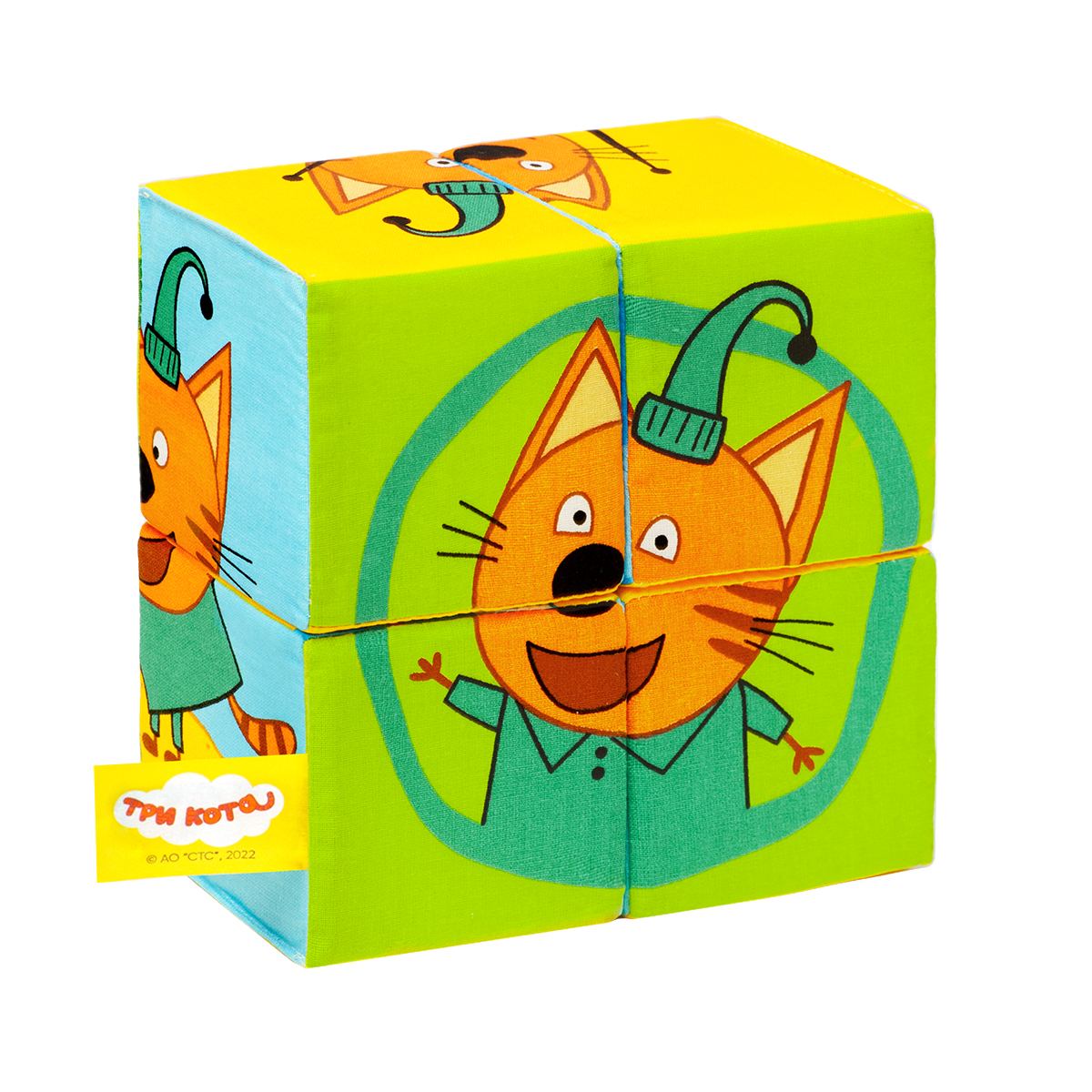 Игрушка Мякиши кубики Три Кота Собери Компота - фото 9