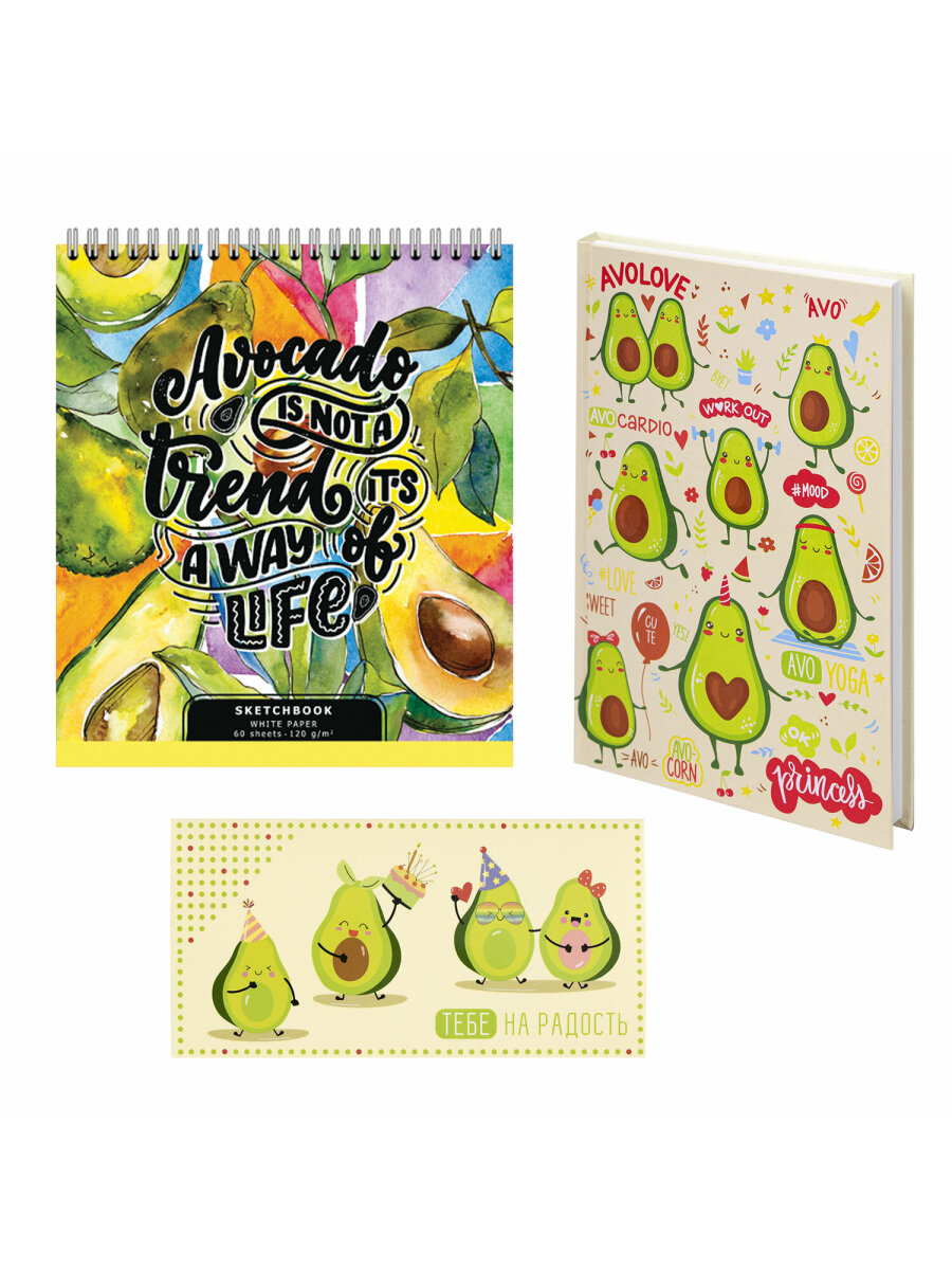 Набор канцелярский Brauberg Avocado 43 предм. - фото 13