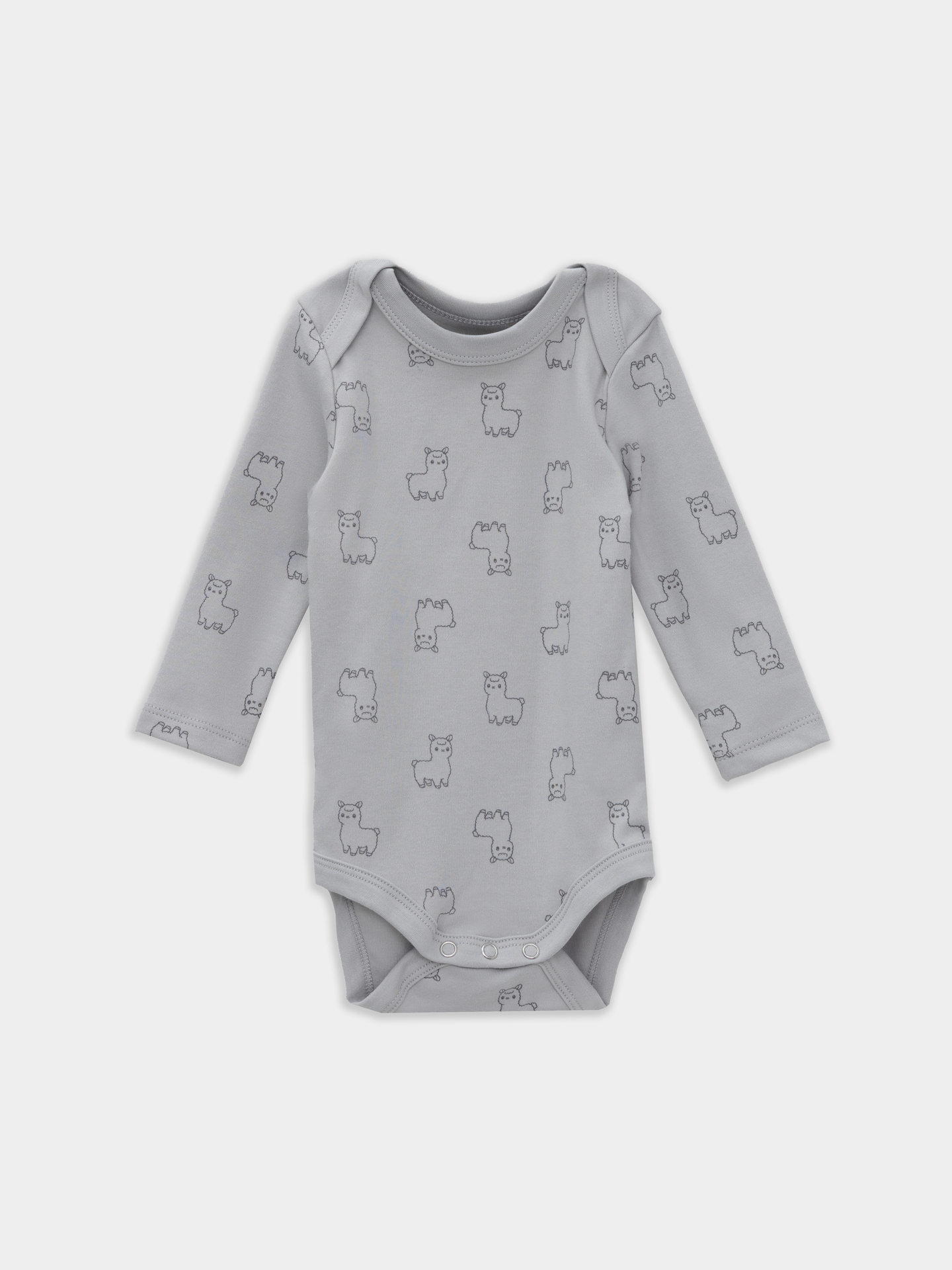 Боди 2 шт Mark Formelle (Марк Формэль) 13016-2/альпаки на сером +пудровый - фото 5