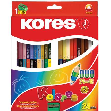 Карандаши цветные Kores 24 шт.