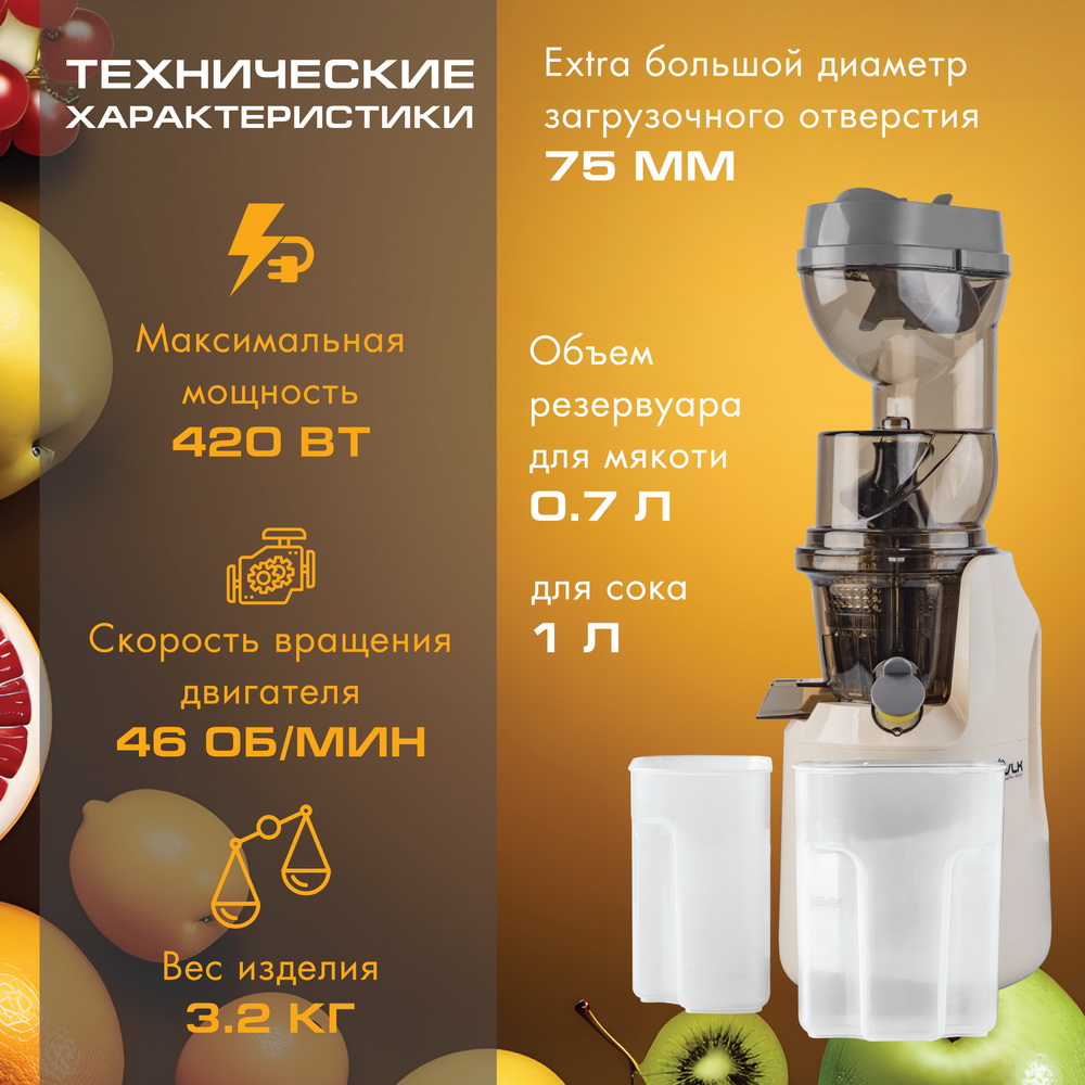 Соковыжималка VLK Profi-3300 - фото 3