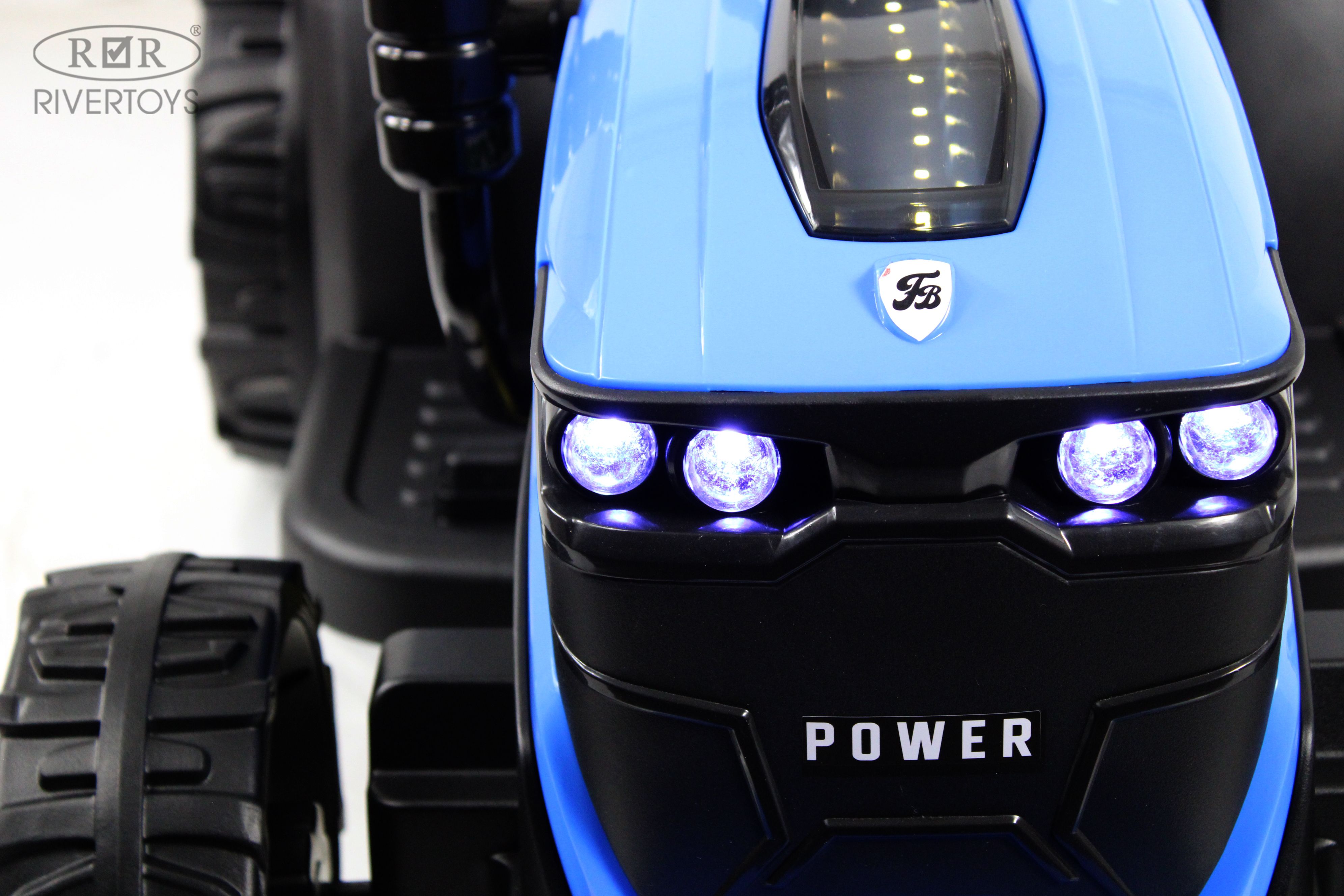 Электромобиль RIVERTOYS Z333VO-BLUE С пультом ДУ - фото 10