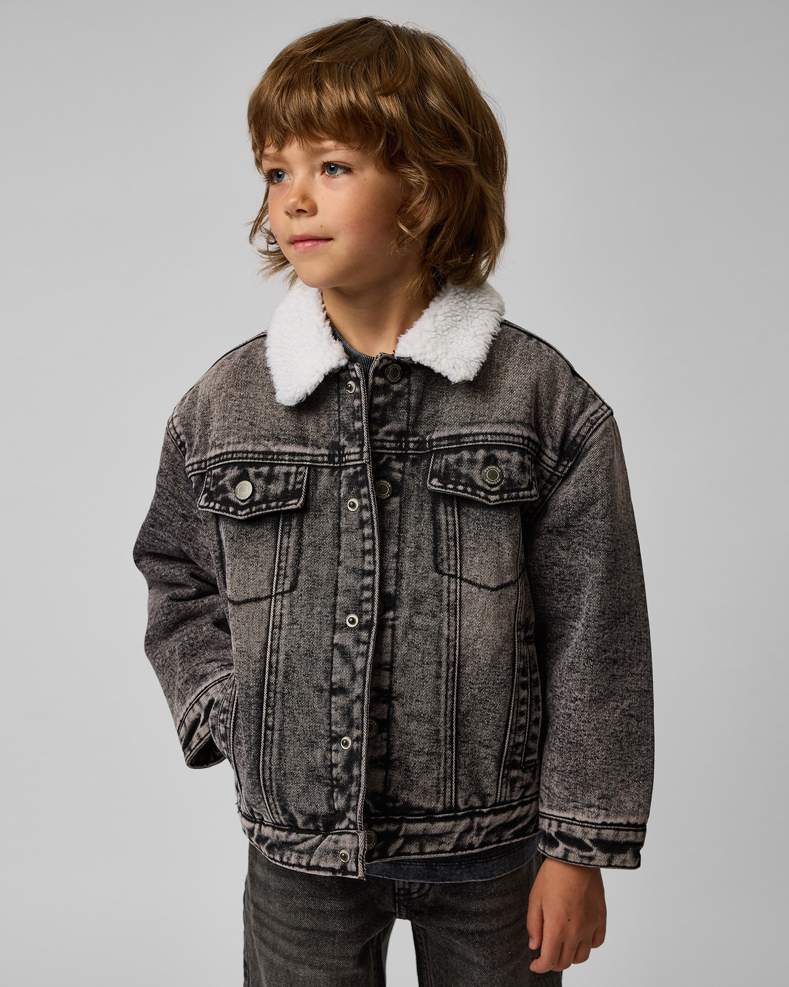 Джинсовая куртка Futurino Fashion W24FF-2BD50kb-DG - фото 1