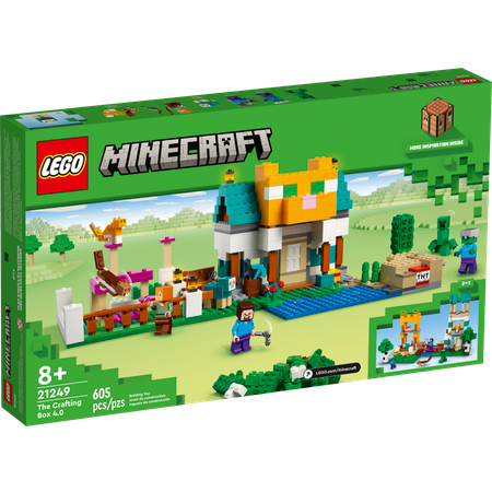Конструктор LEGO Minecraft The Crafting Box блочный
