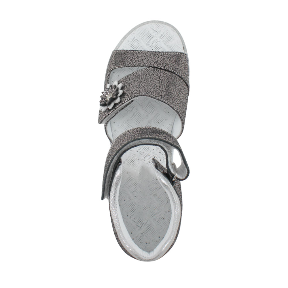 Сандалии BEST.A 92F-1-303-СВ BEST.A Сандалии для девочки,черно-серебряный - фото 3
