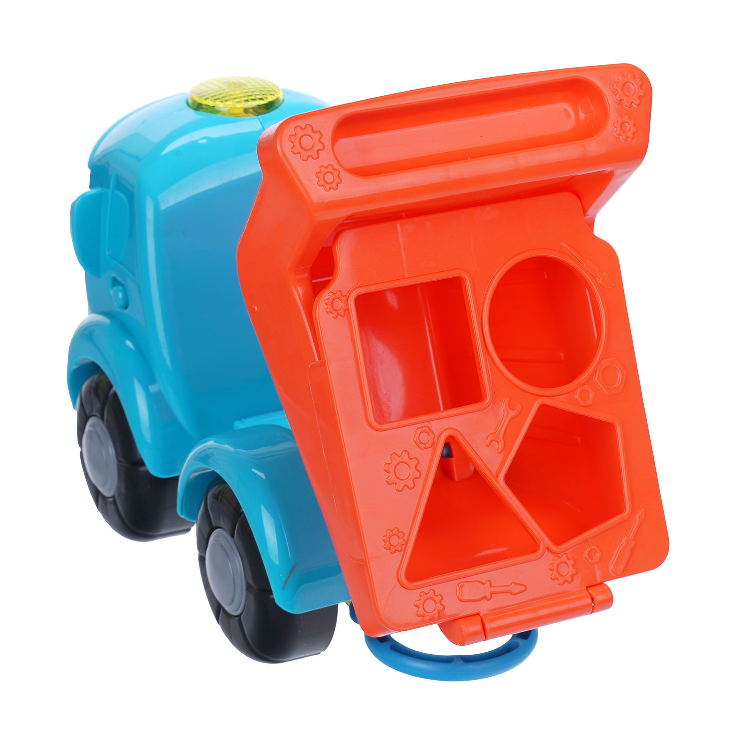 Каталка УМка Грузовичок Лёва голубой - фото 3