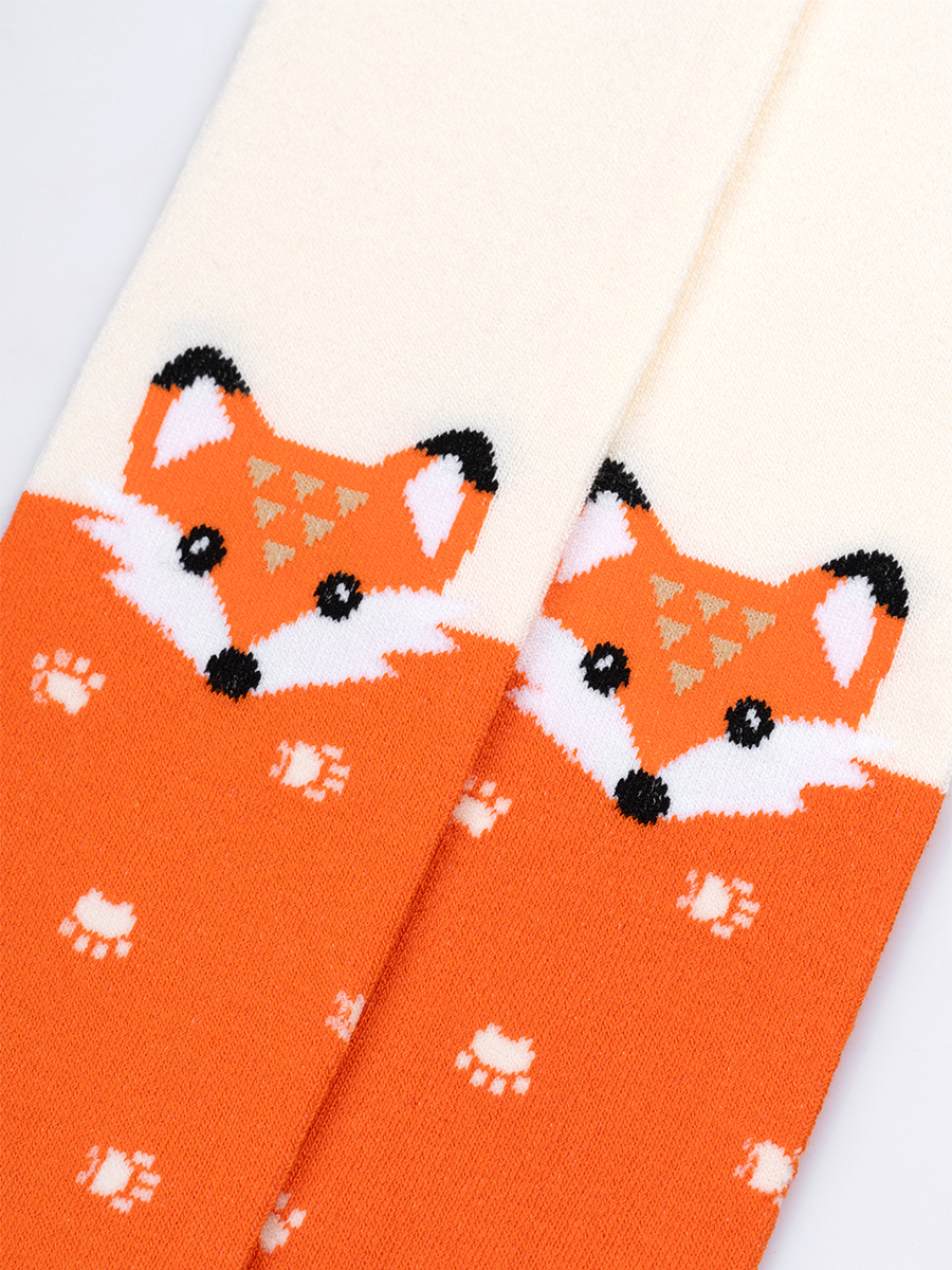 Колготки HappyFox HFGM5465кремовый.оранжевый - фото 9