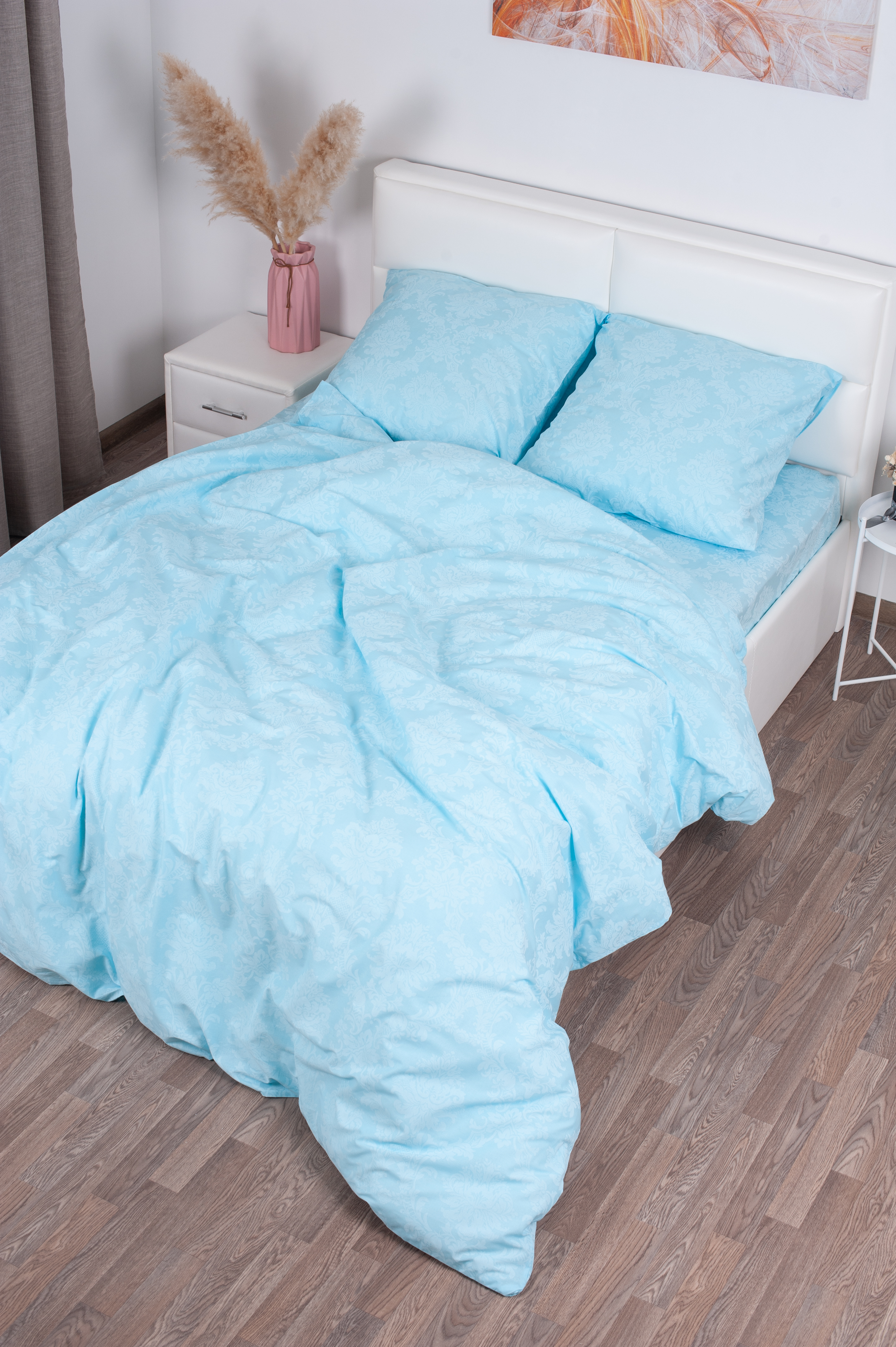 Комплект постельного белья MILANIKA Аквамарин двуспальный 4 предм. - фото 3
