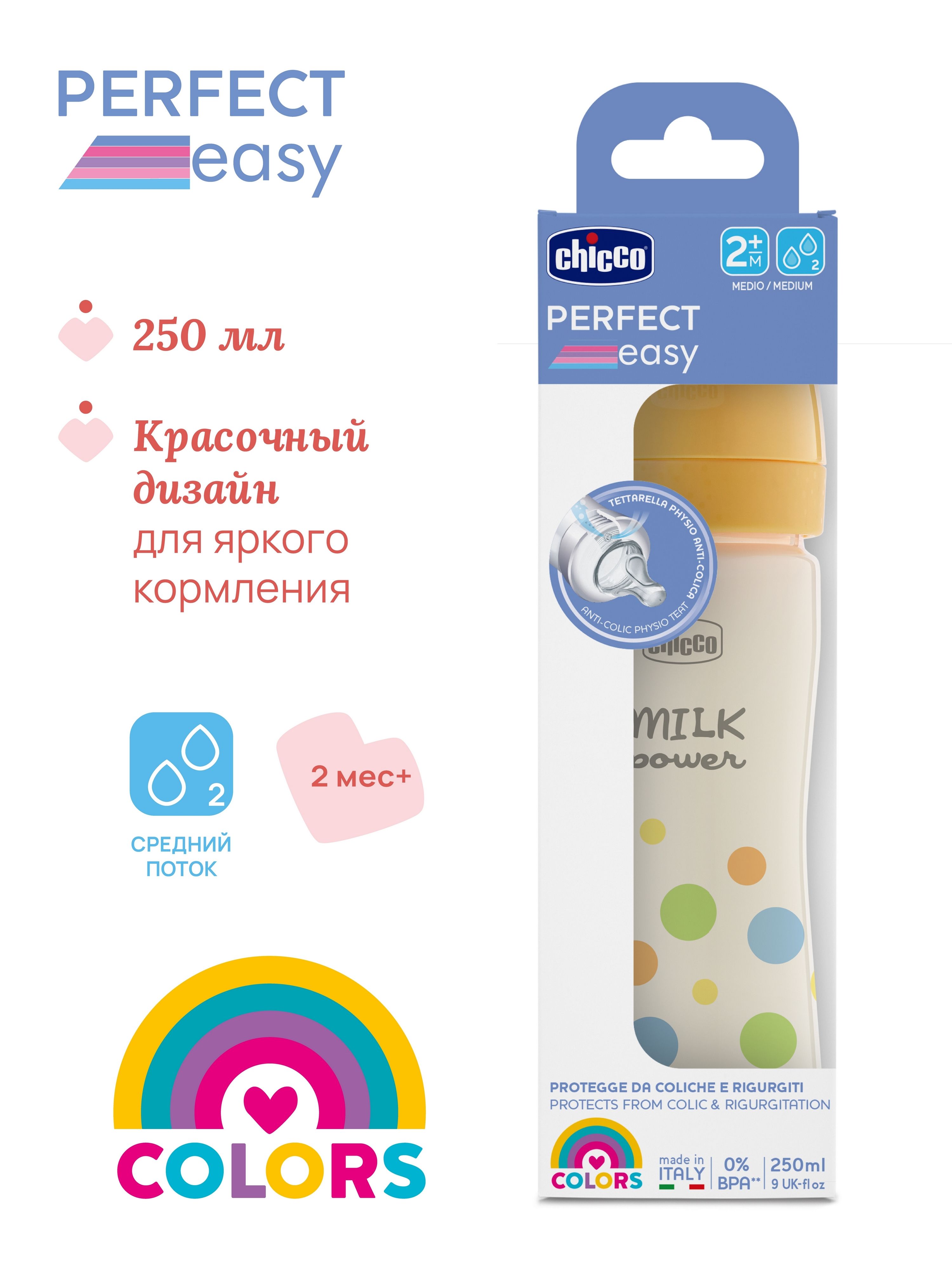 Бутылочка Chicco 250 мл 1 шт. - фото 11