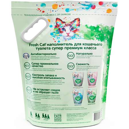 Наполнитель для кошек Fresh Cat силикагелевый Летняя прохлада 2кг