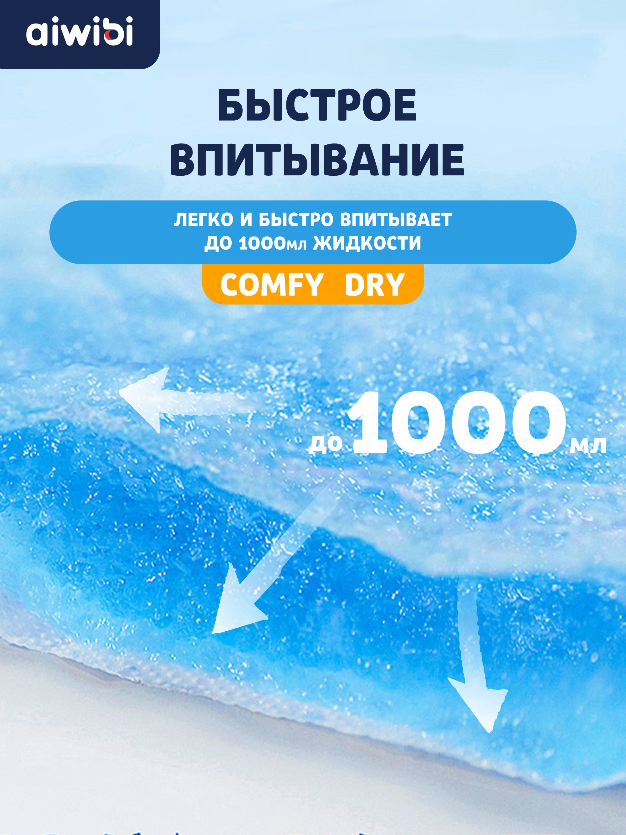 Трусики AIWIBI Comfy dry XXL 46 шт. - фото 5