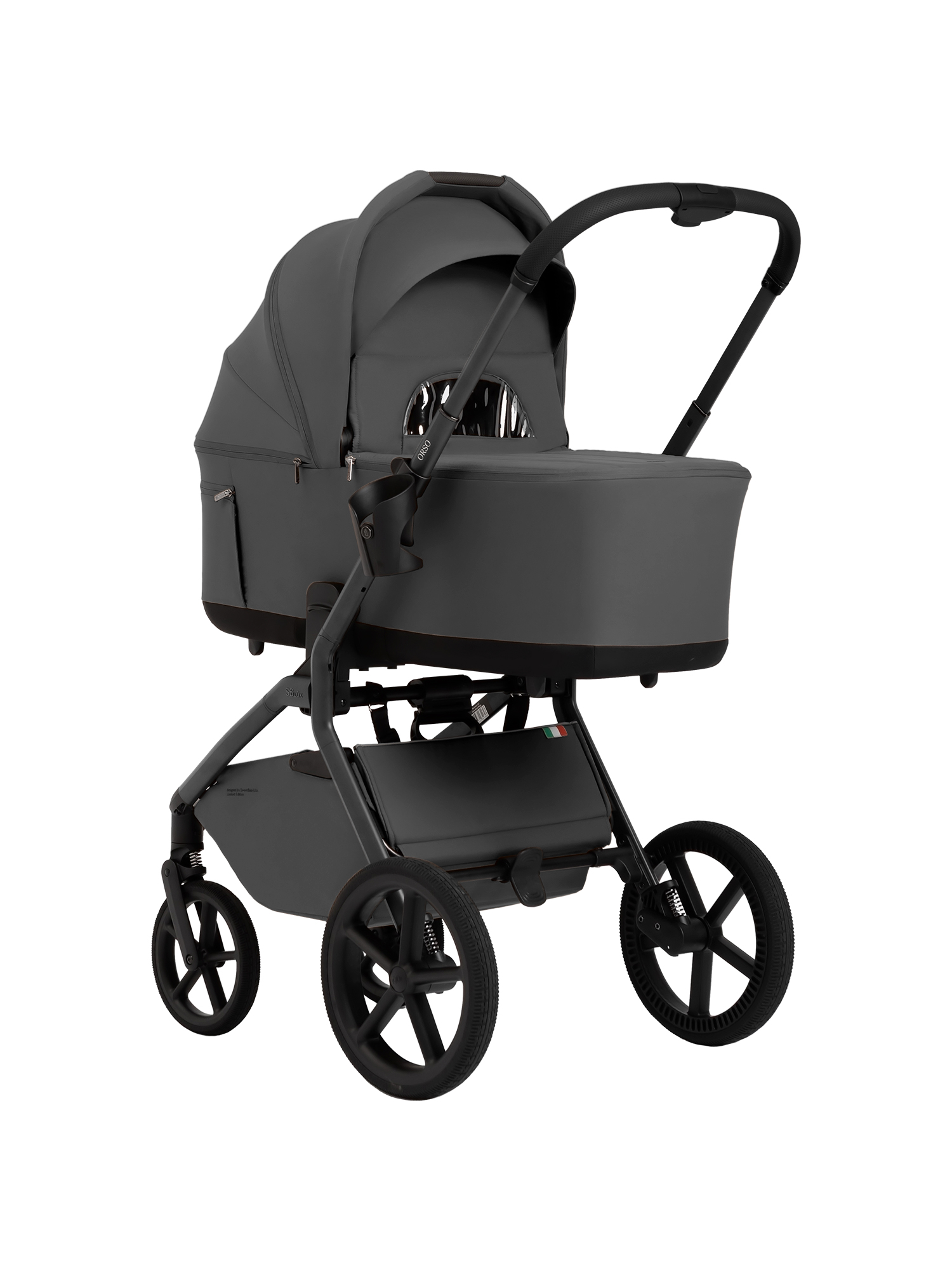 Коляска 2в1 Sweet Baby Orso Dark Grey серый - фото 20