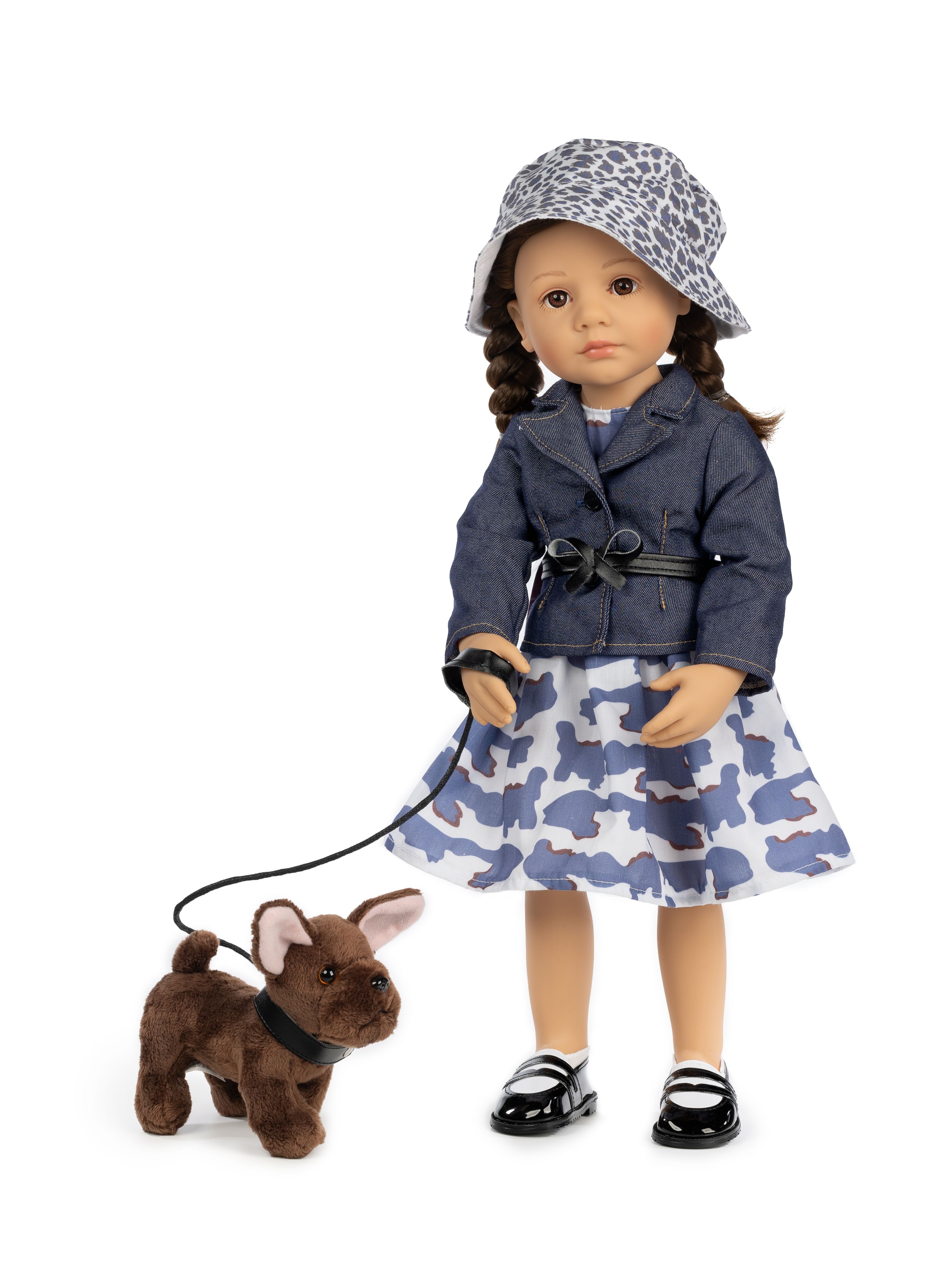 Кукла классическая Gotz Элла Берлин с собакой 50 см высота 50 см 2466197 - фото 1