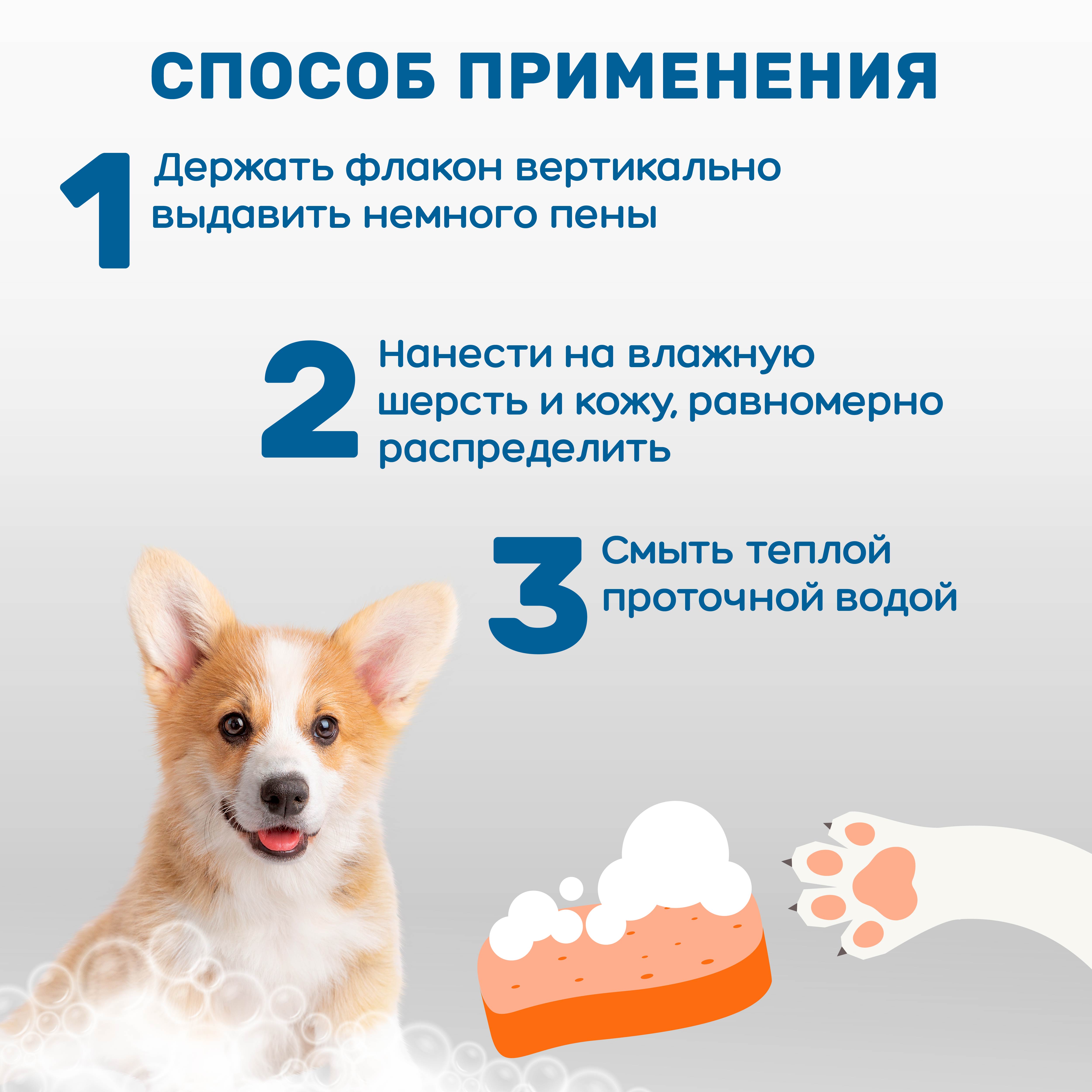 Пенка-шампунь ZOORIK для щенков и котят 150 мл - фото 8