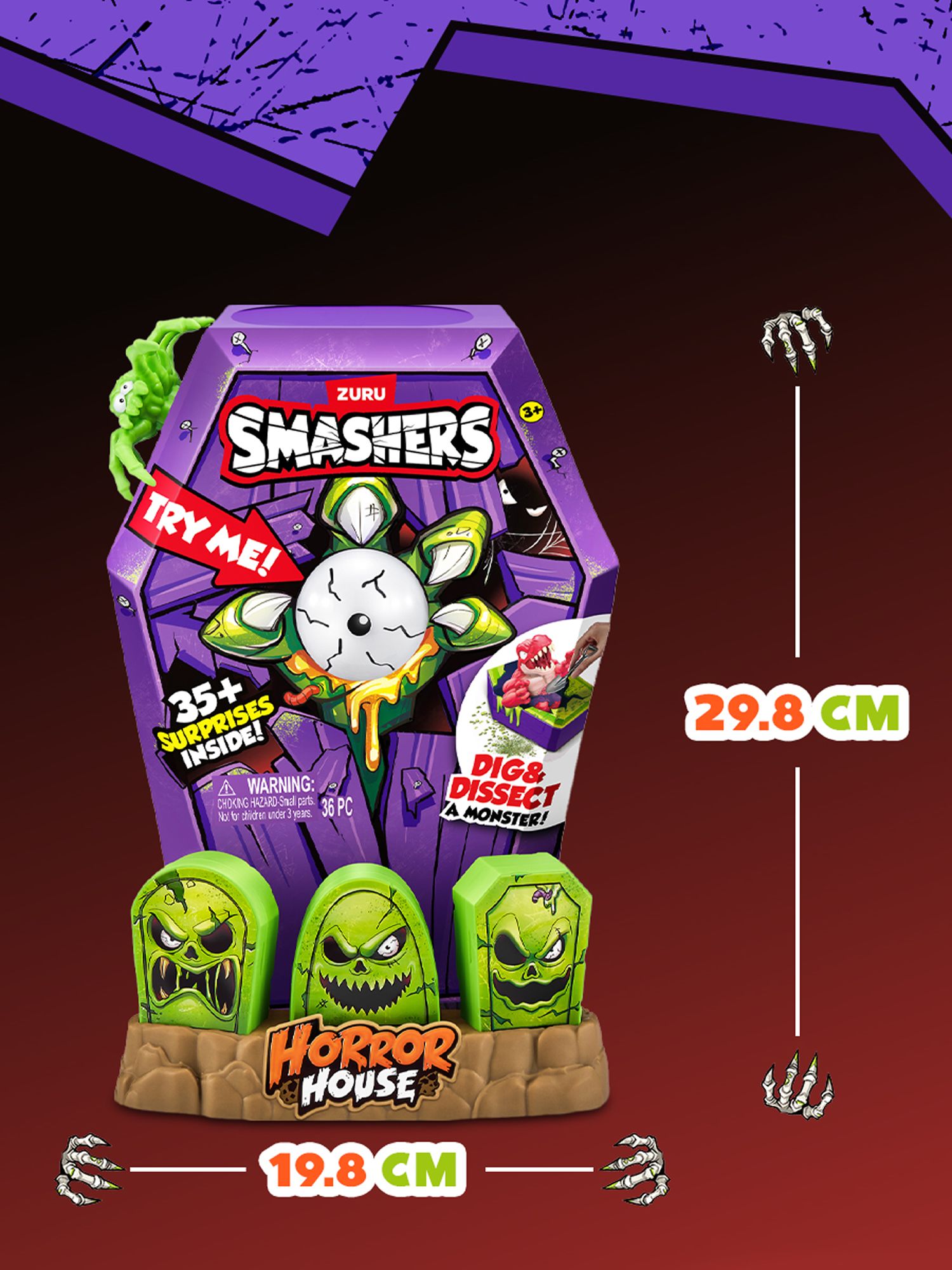 Фигурка Zuru Smashers Horror House - фото 3