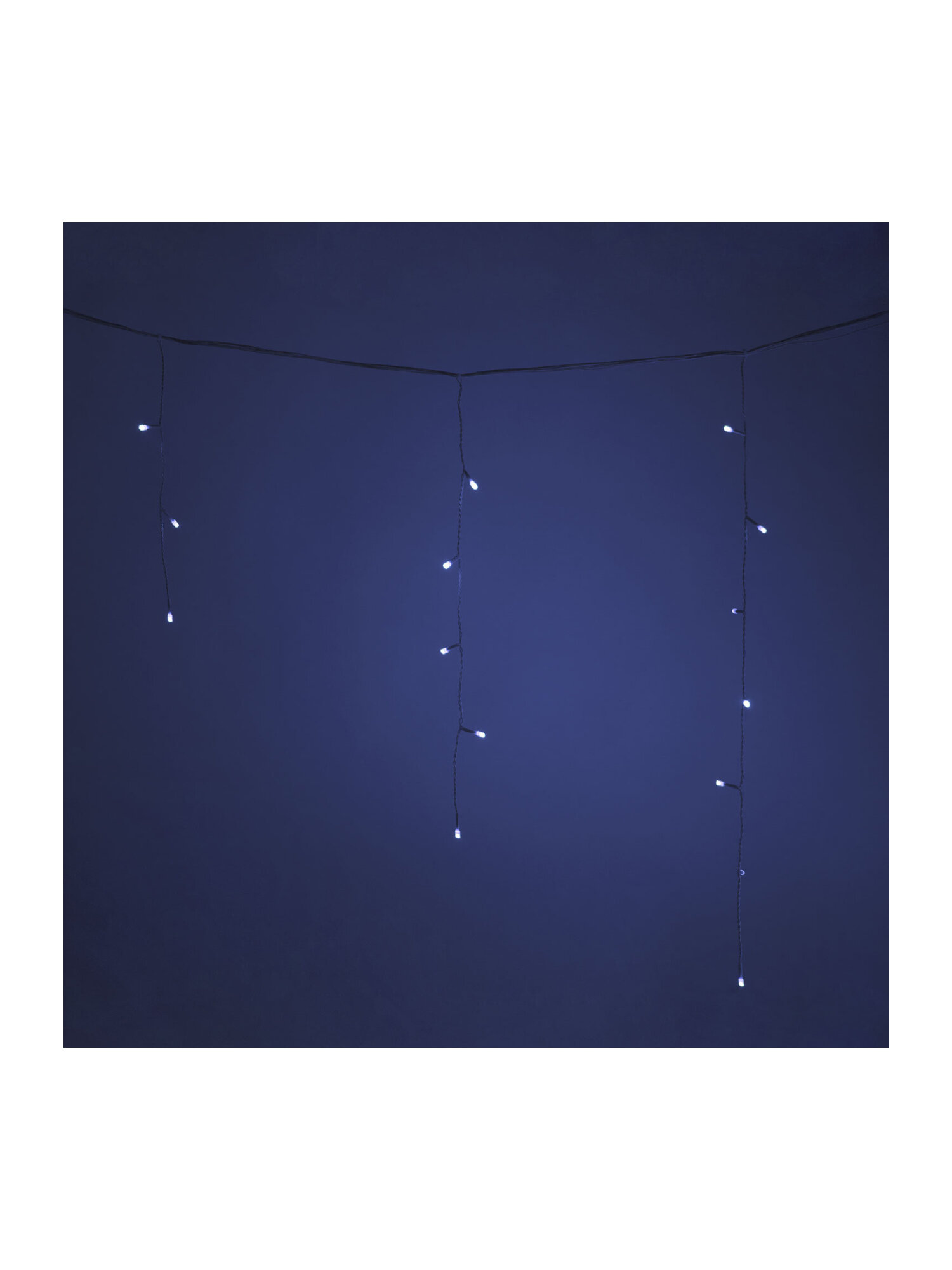 Гирлянда бахрома новогодняя Золотая сказка уличная на дом 25х0,7 м от сети светодиодная - фото 12