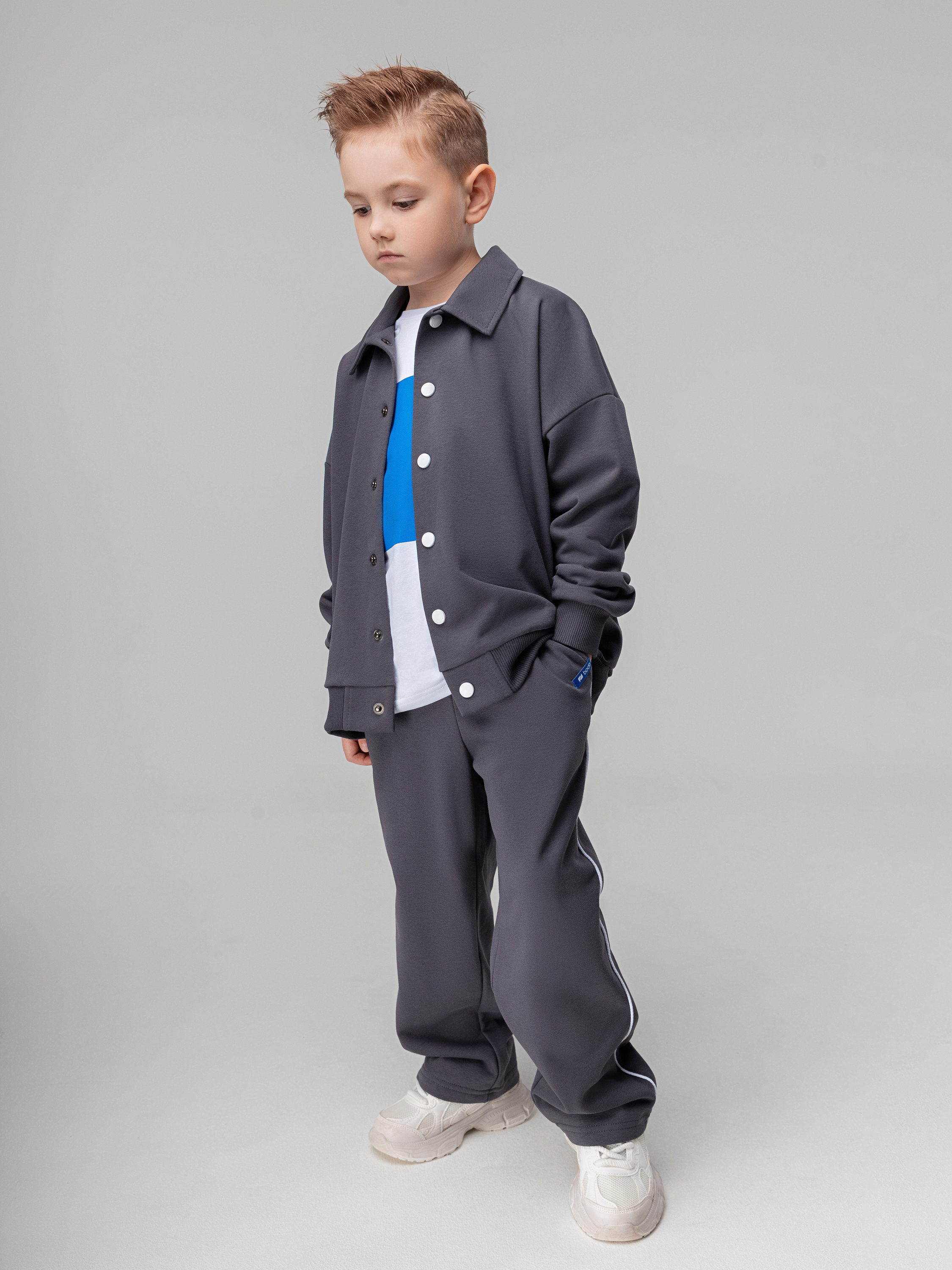Костюм Bodo 11-651MU_серый - фото 1
